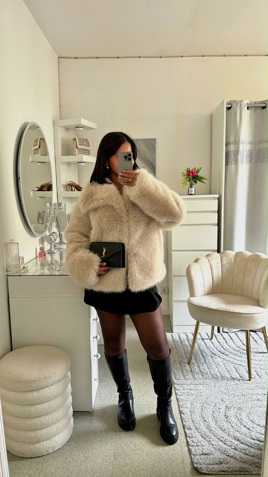 Veste en fausse fourrure SM