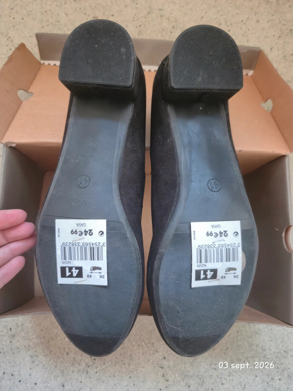 Chaussures à talon effet ballerine taille 41 – In Extenso – taille 41 2