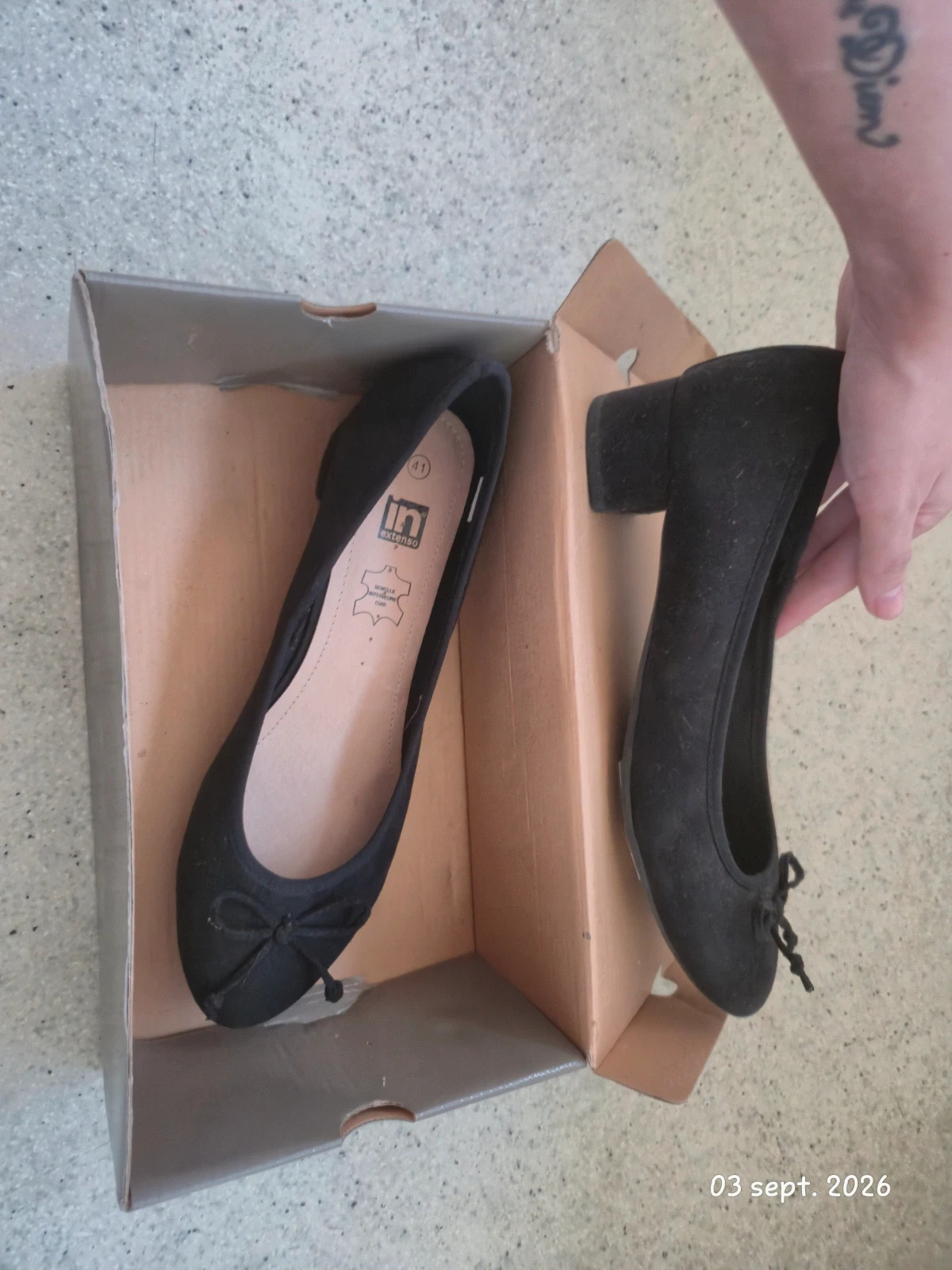 Chaussures à talon effet ballerine taille 41 – In Extenso – taille 41 3