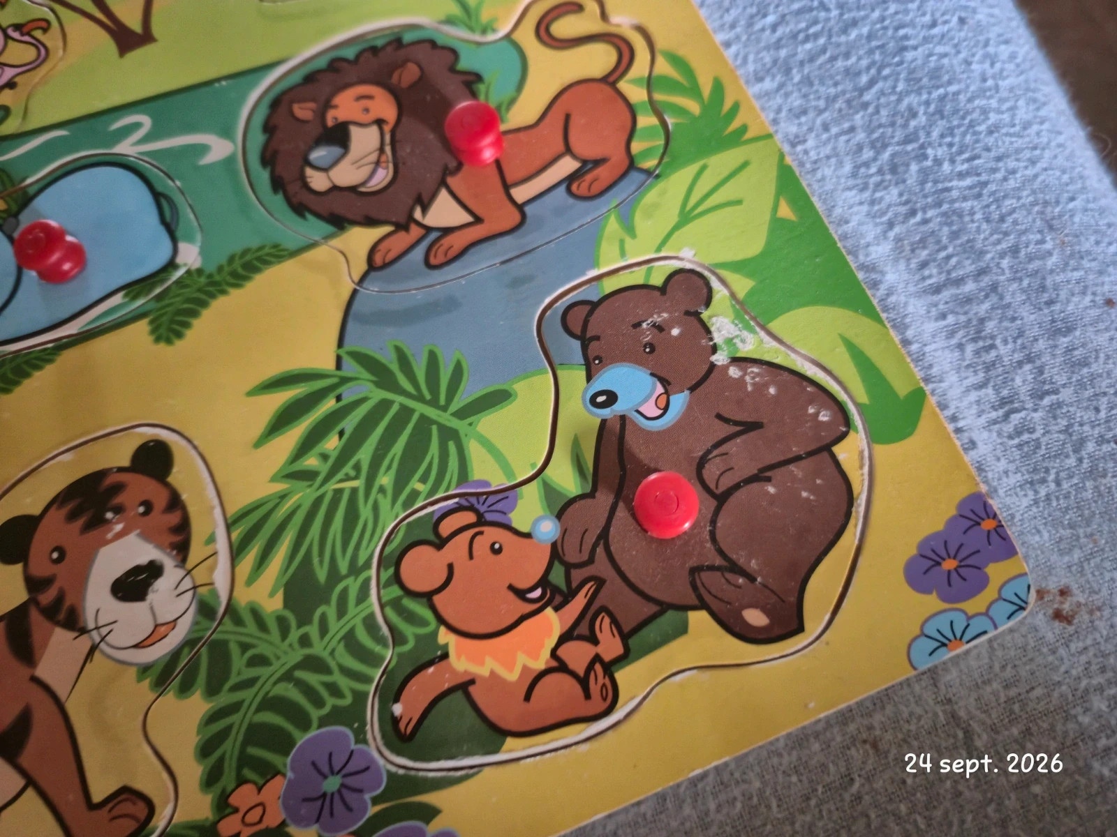Puzzle animaux en bois – sans marque 2