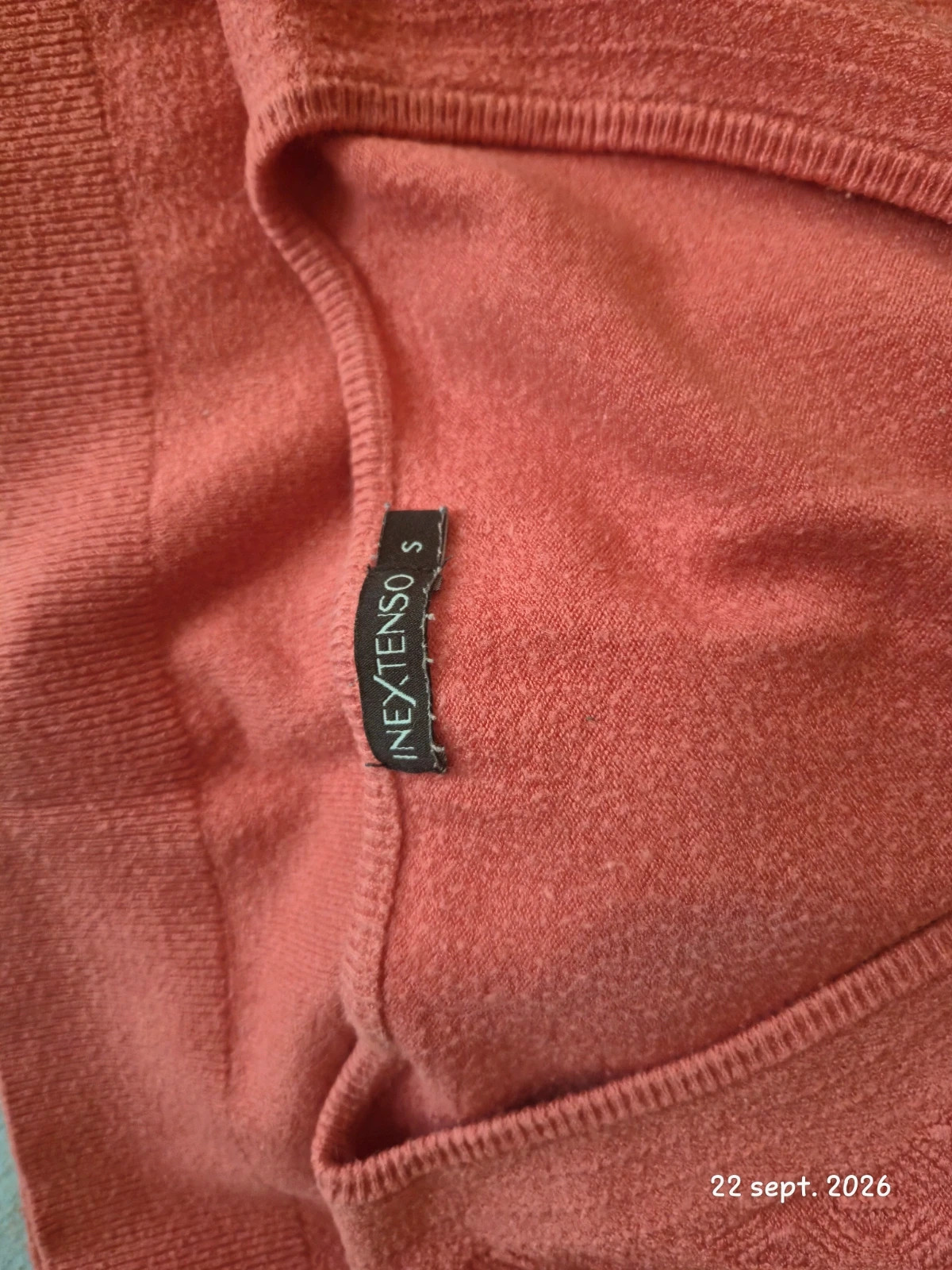 Pull fin taille s couleur corail – Extenso – taille S / 36 / 8 3