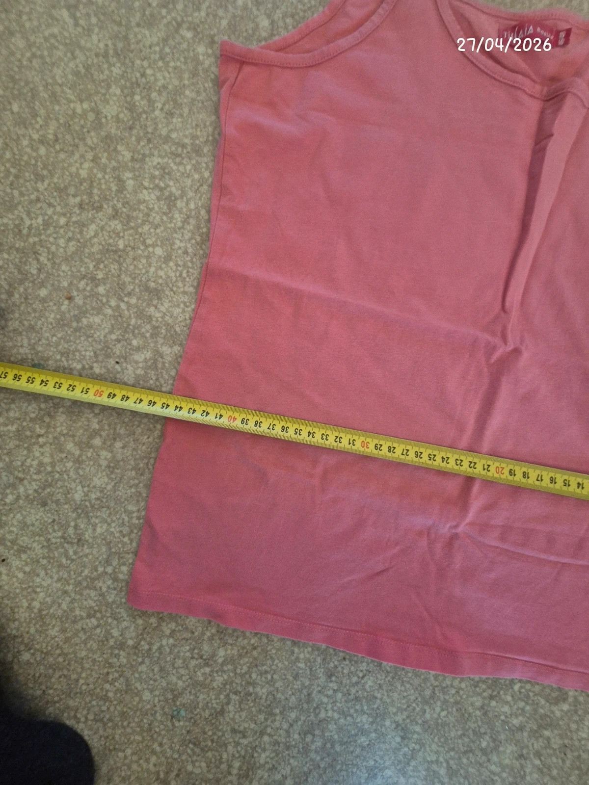 Debardeur à bretelle grande taille rose 46/48 xxl – Tissaia Basics – taille XXL / 44 / 16 4