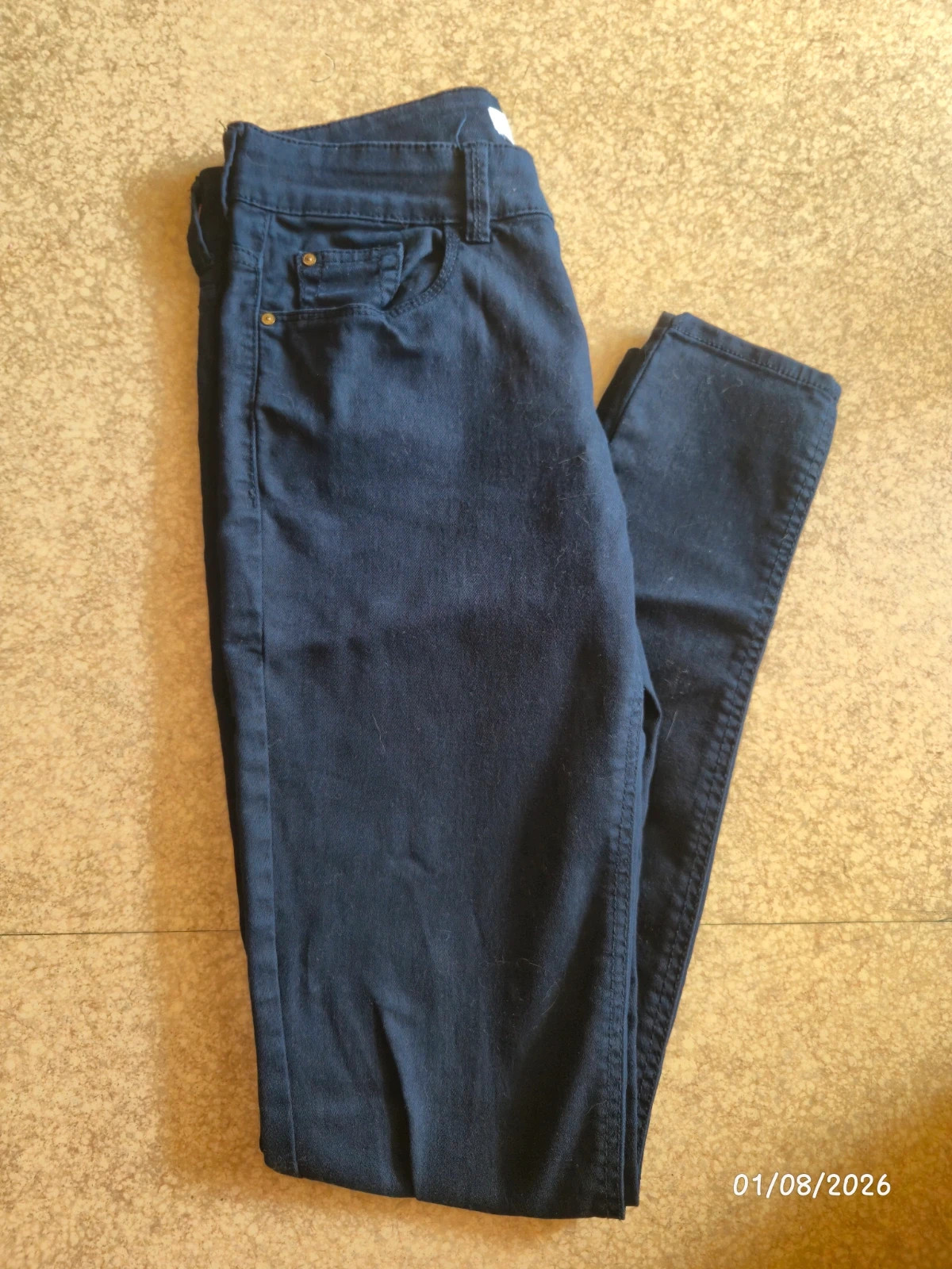 Jeans bleu marine mango taille 36 – Mango – taille S / 36 / 8 2