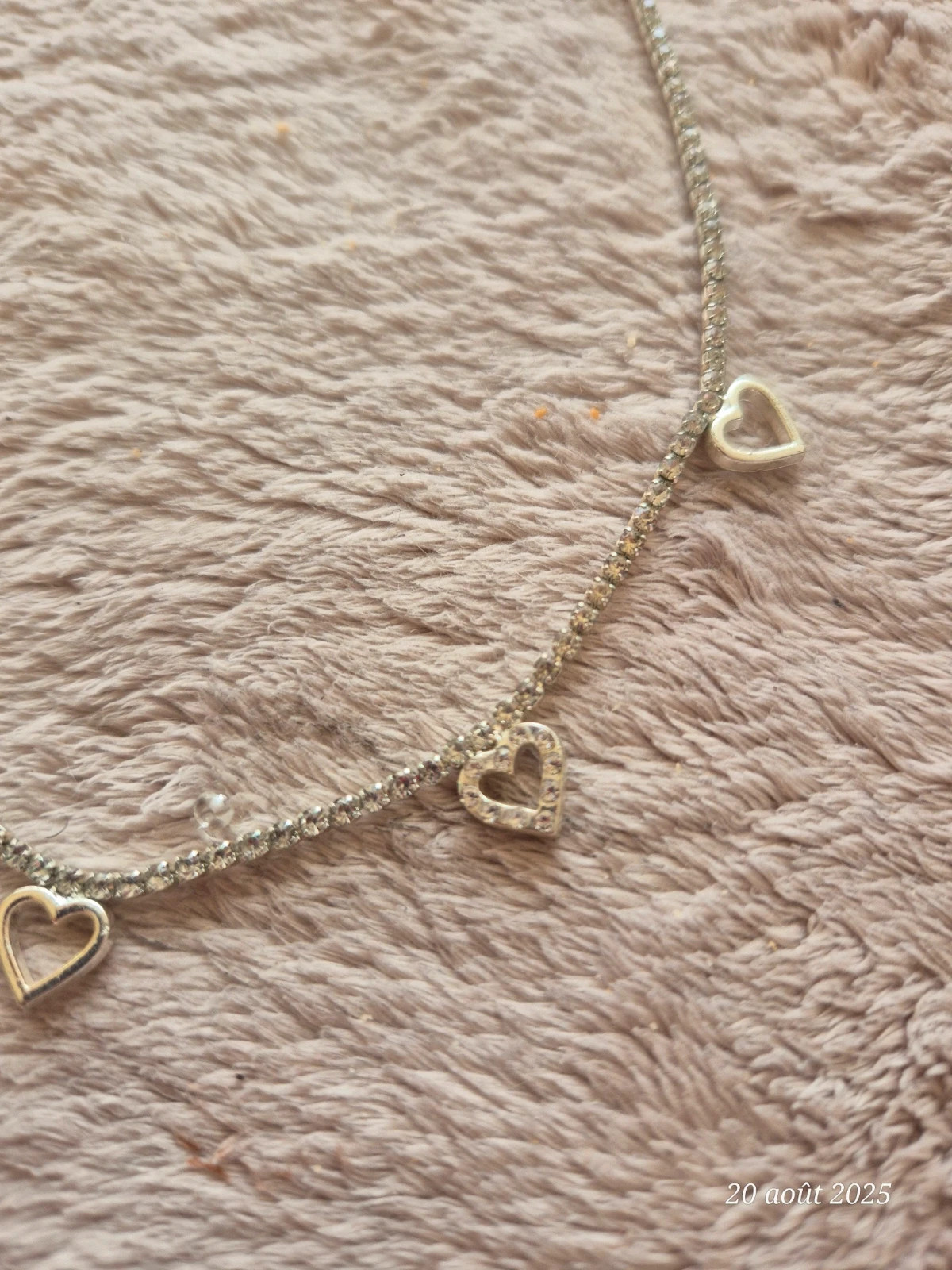 Collier coeur argenté. – Vintage Love 3