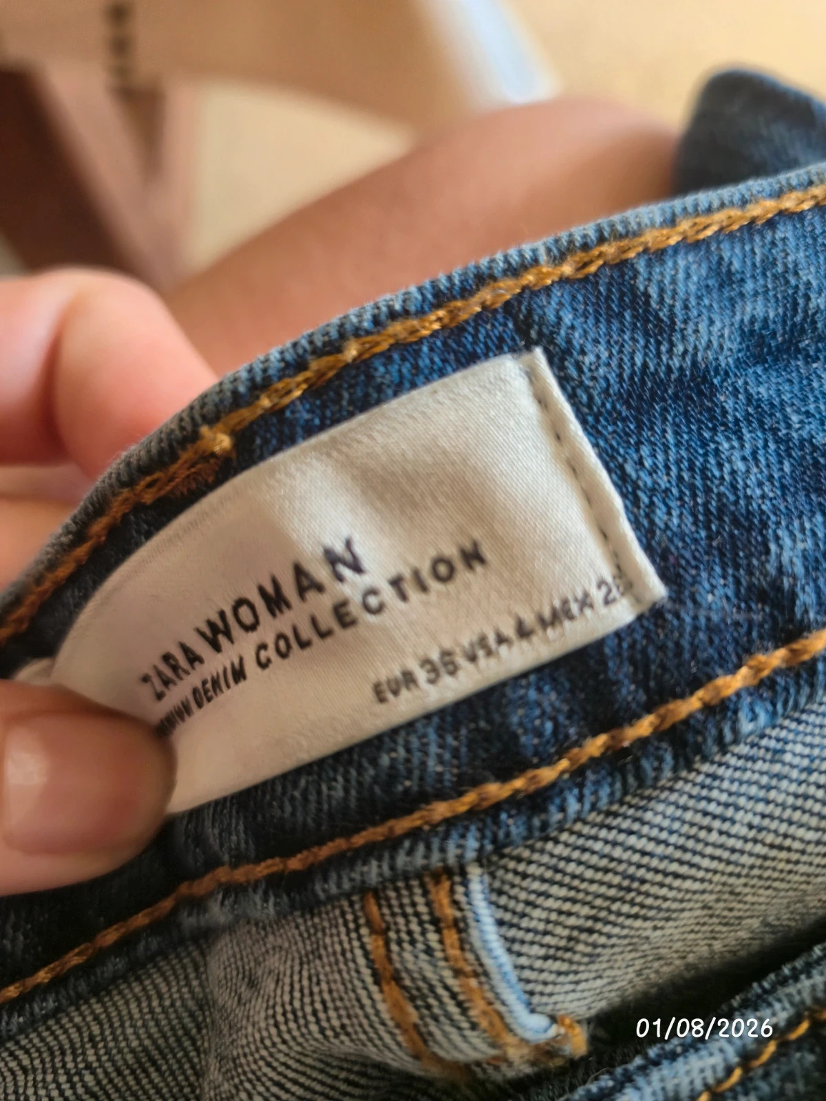 Zara taille 36 jeans effet dechirer – Zara – taille S / 36 / 8 4