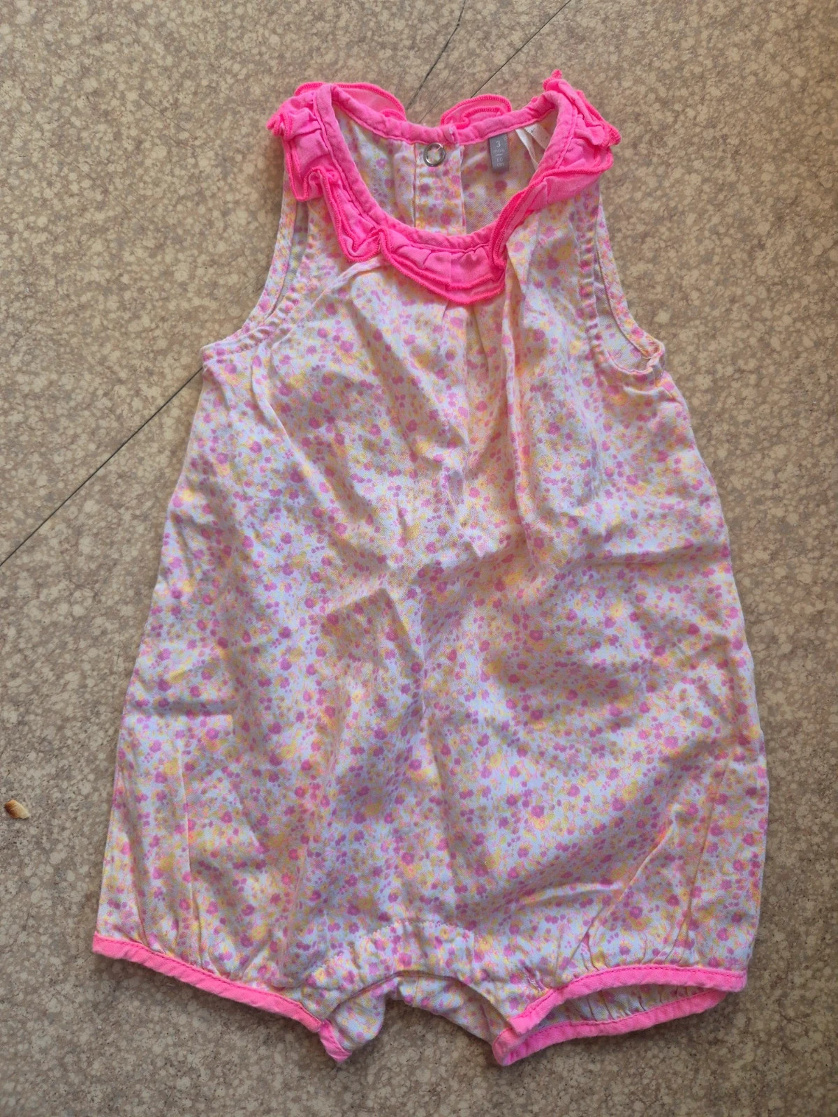 Lot barboteuse robe 3 mois fille – Obaïbi – taille 3-6 mois / 62 cm 5