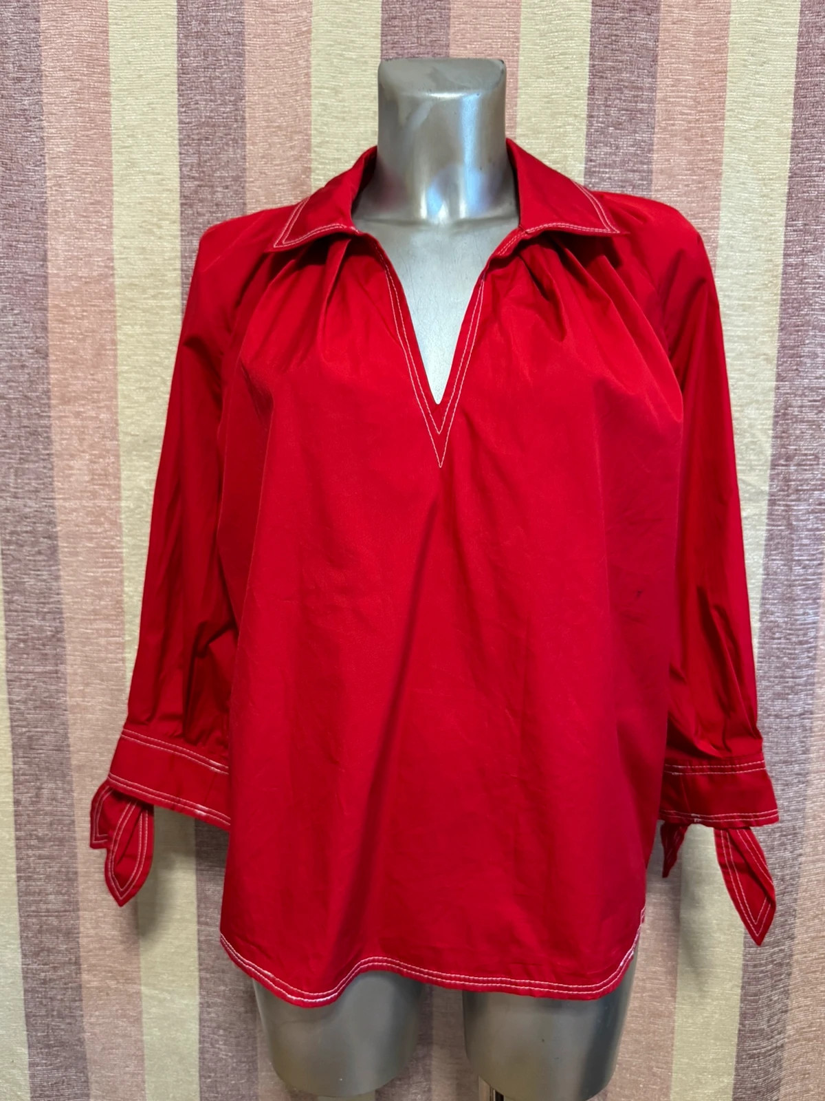Blusa algodón oversize de claudie pierlot talla L 🍀