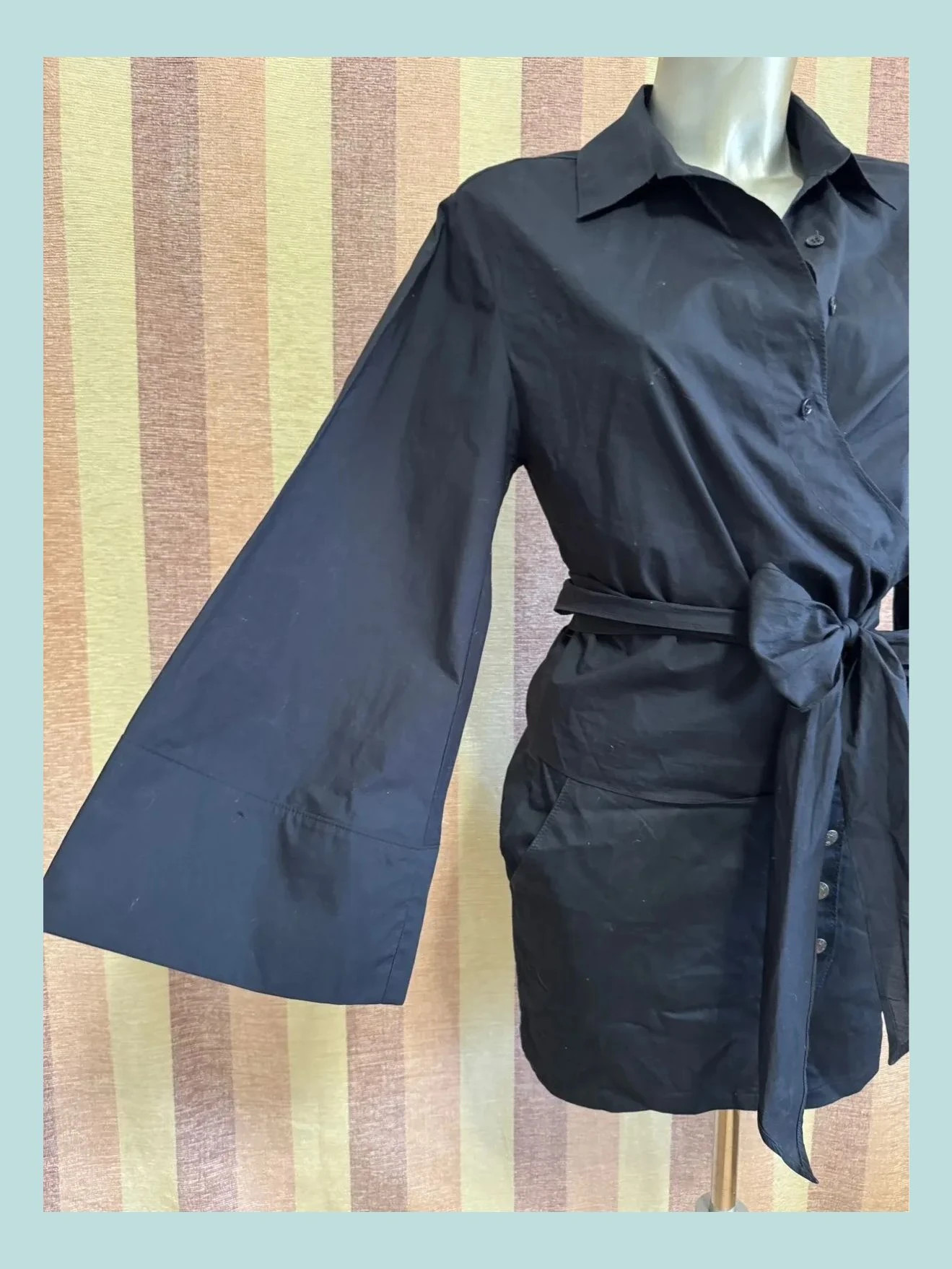 Blusa cruzada algodón de Zara , talla XS 🍀 – Zara – taille XS / 34 / 6 4