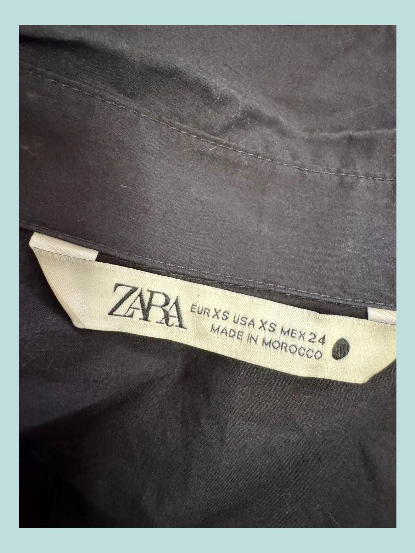 Blusa cruzada algodón de Zara , talla XS 🍀 – Zara – taille XS / 34 / 6 5