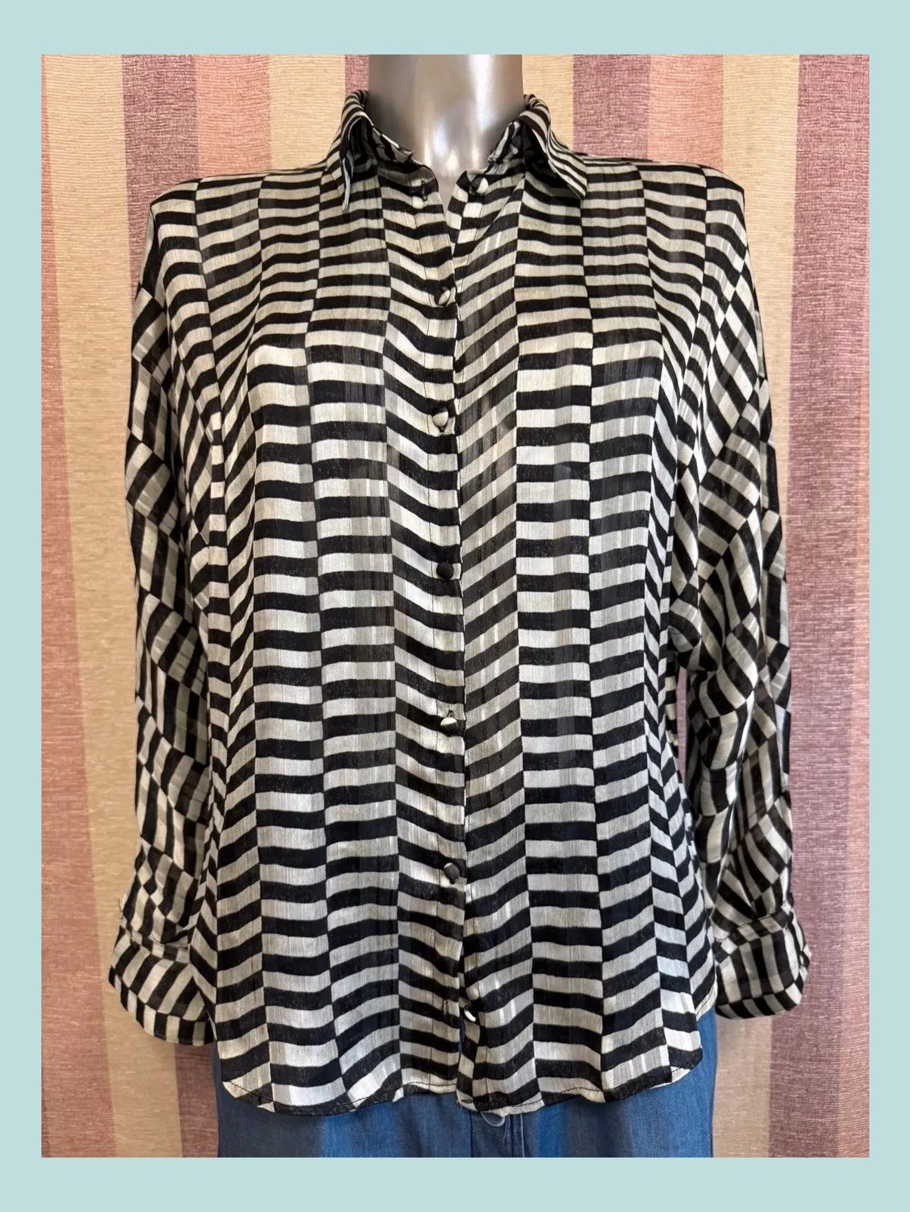 Blusa estampada Zara talla M 🍀 – Zara – taille M / 38 / 10 2