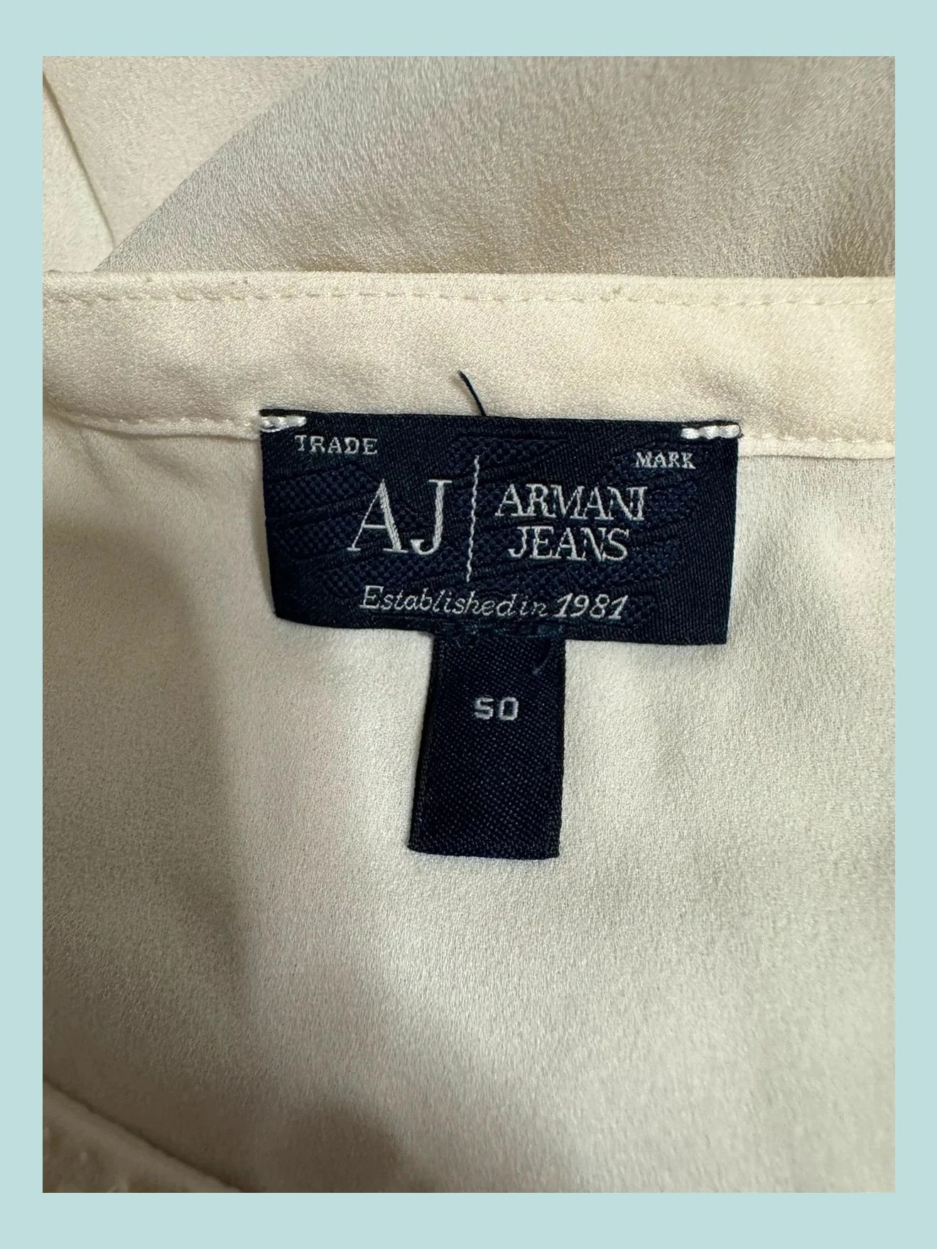 Blusa marca armani jeans talla 50 🍀 – Armani Jeans – taille 5XL / 50 / 22 5