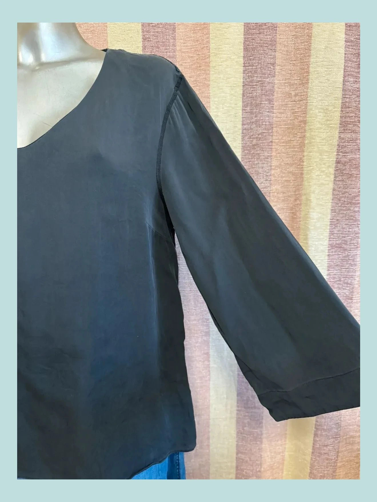 Blusa seda marca Ahlvar talla XL 🍀 – Ahlvar Gallery – taille XL / 42 / 14 3