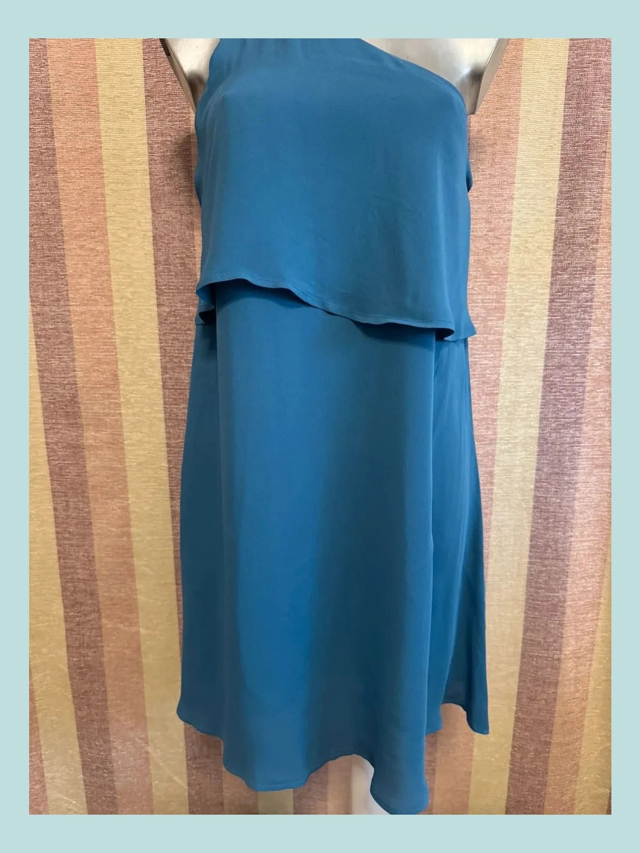 Vestido azul asimétrico de Intropia talla 34 🍀 – intropia – taille XS / 34 / 6 2