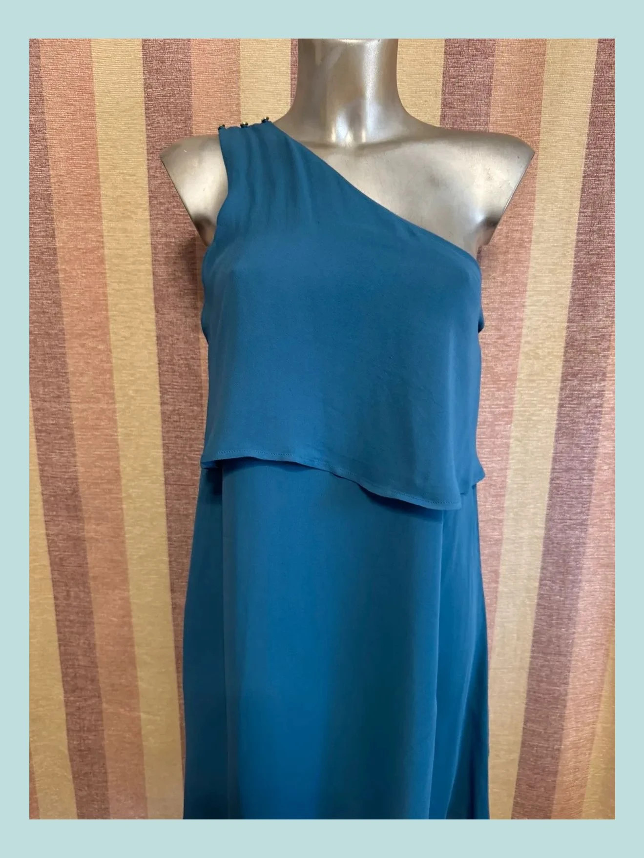 Vestido azul asimétrico de Intropia talla 34 🍀 – intropia – taille XS / 34 / 6 3