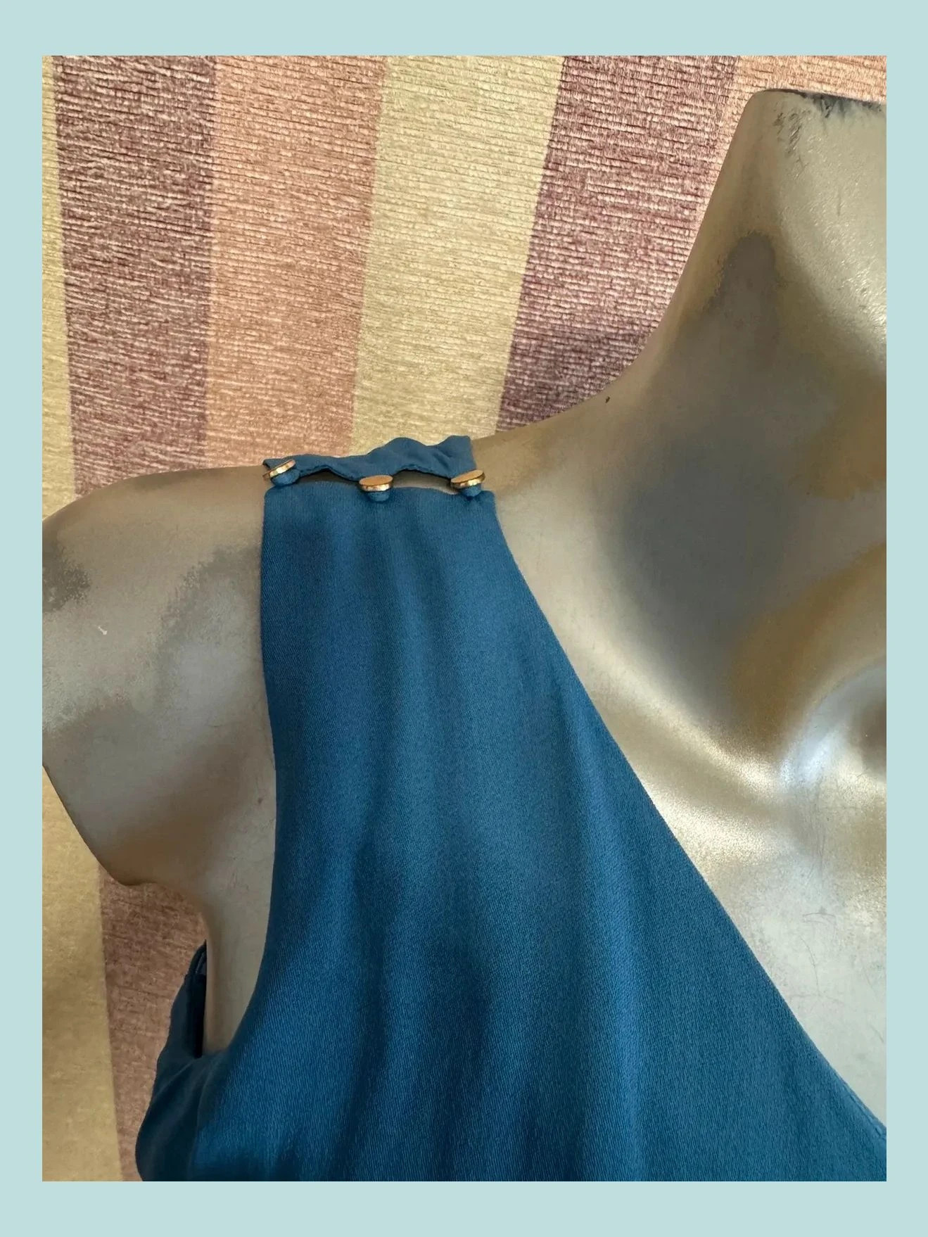 Vestido azul asimétrico de Intropia talla 34 🍀 – intropia – taille XS / 34 / 6 4