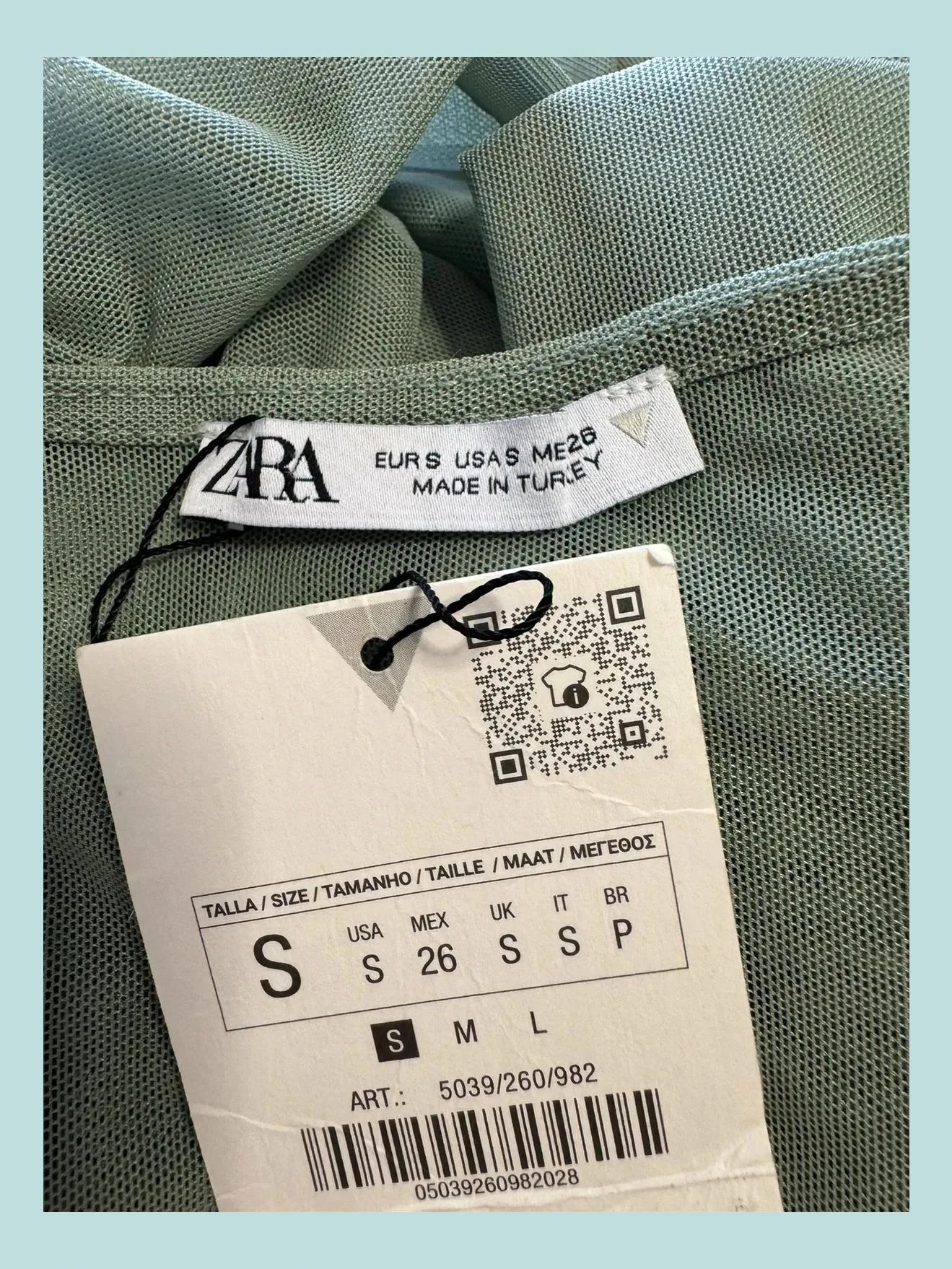 Crop top de Zara talla S 🍀 – Zara – taille S / 36 / 8 5