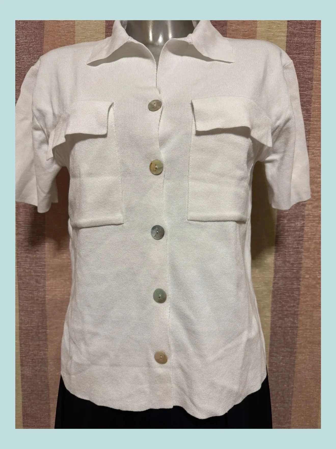 Blusa punto con botones talla S 🍀 – Carlota & Co. – taille S / 36 / 8 2