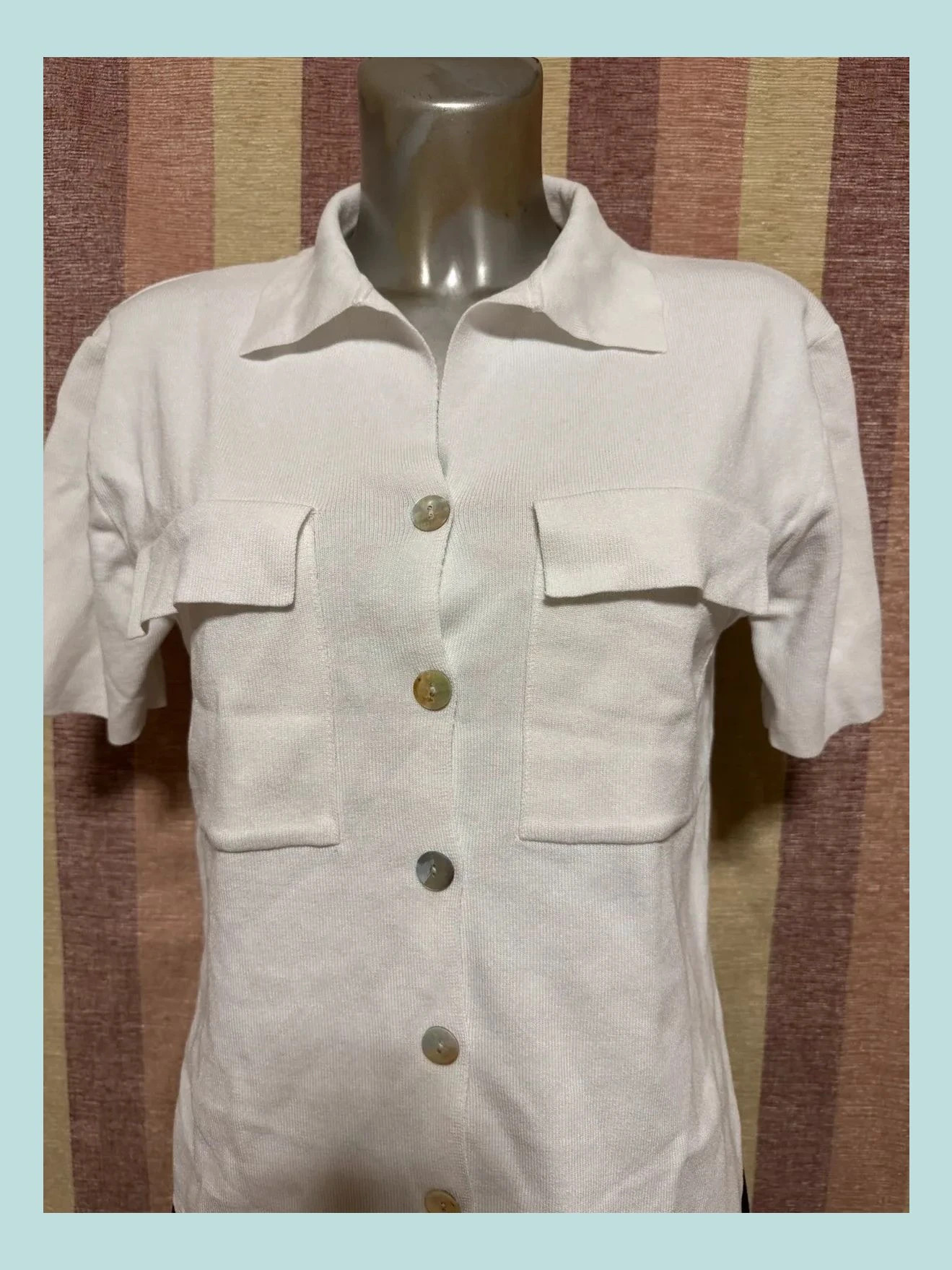 Blusa punto con botones talla S 🍀 – Carlota & Co. – taille S / 36 / 8 3