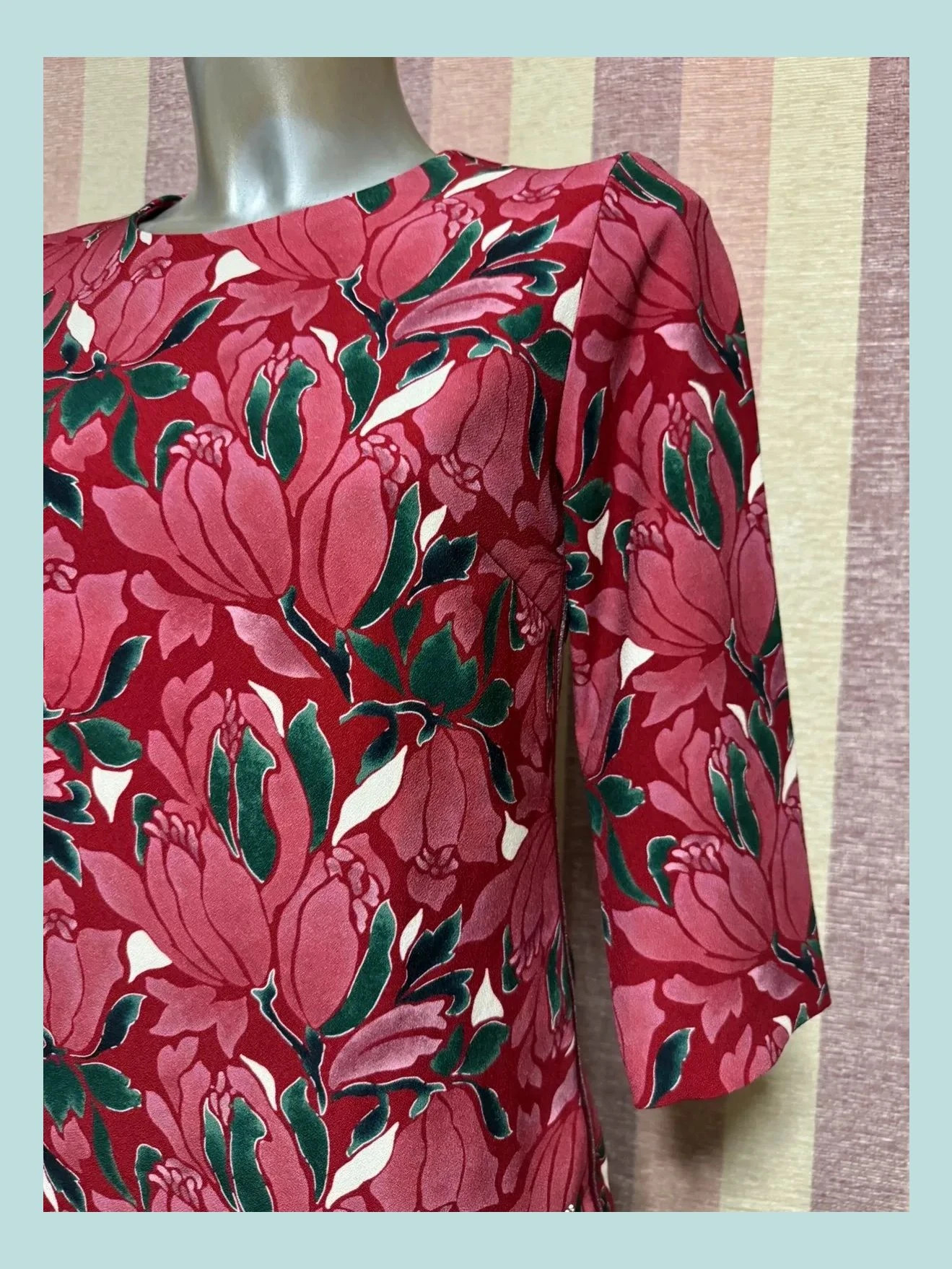 Blusa estampada flores marca terre bleue , talla 34 🍀 – Terre Bleue – taille XS / 34 / 6 3