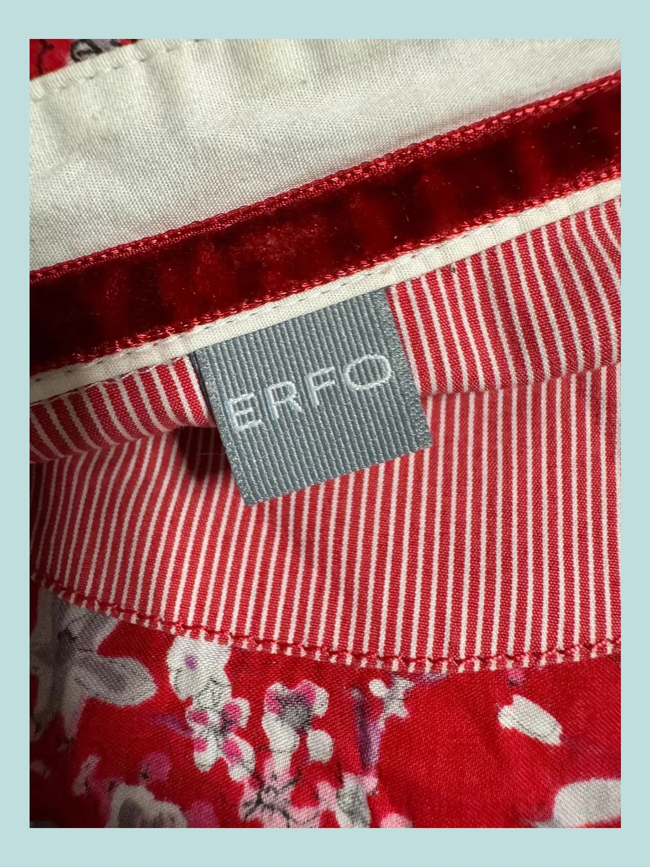 Camisa algodón estampada flores marca Erfo 🍀 – ERFO – taille L / 40 / 12 4