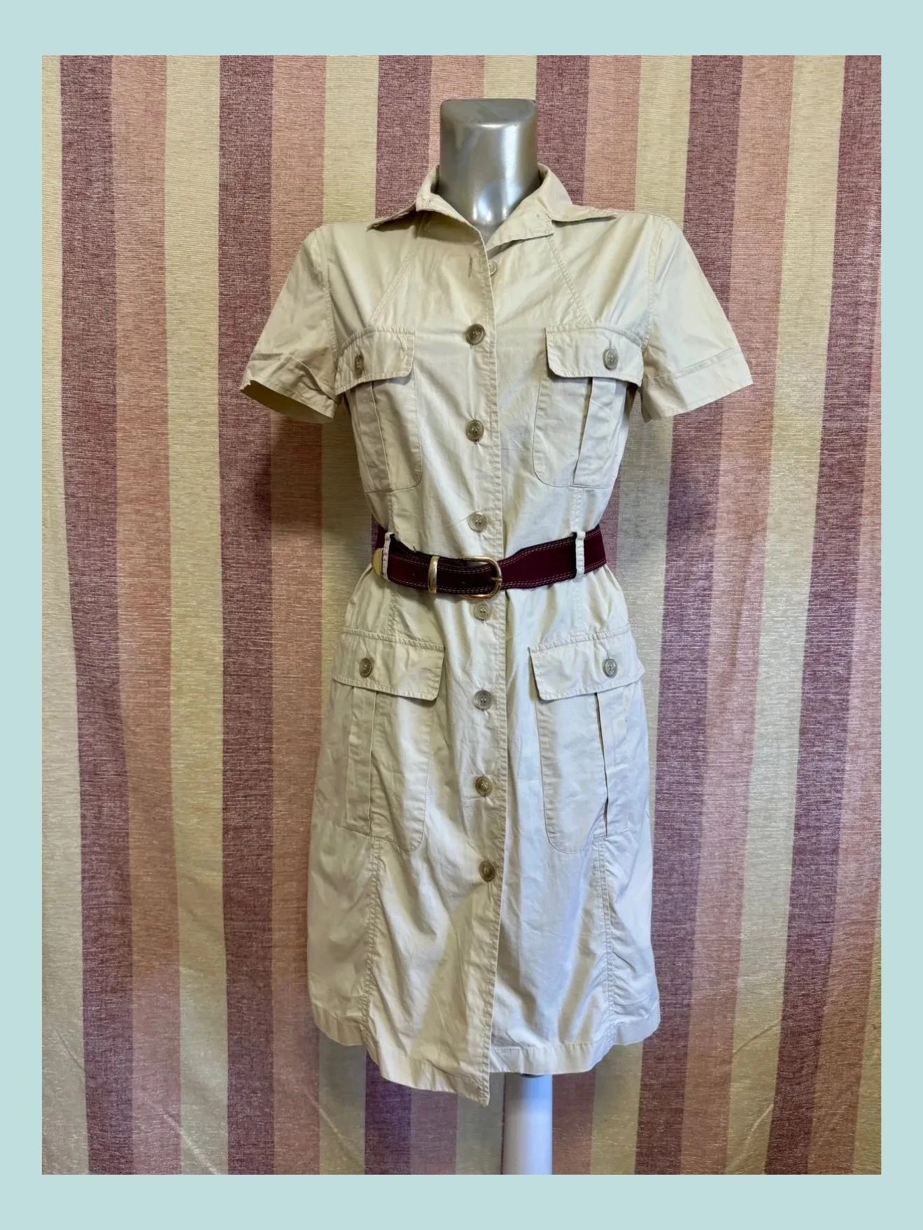 Vestido verano algodón marca Max Mara talla 36 🍀