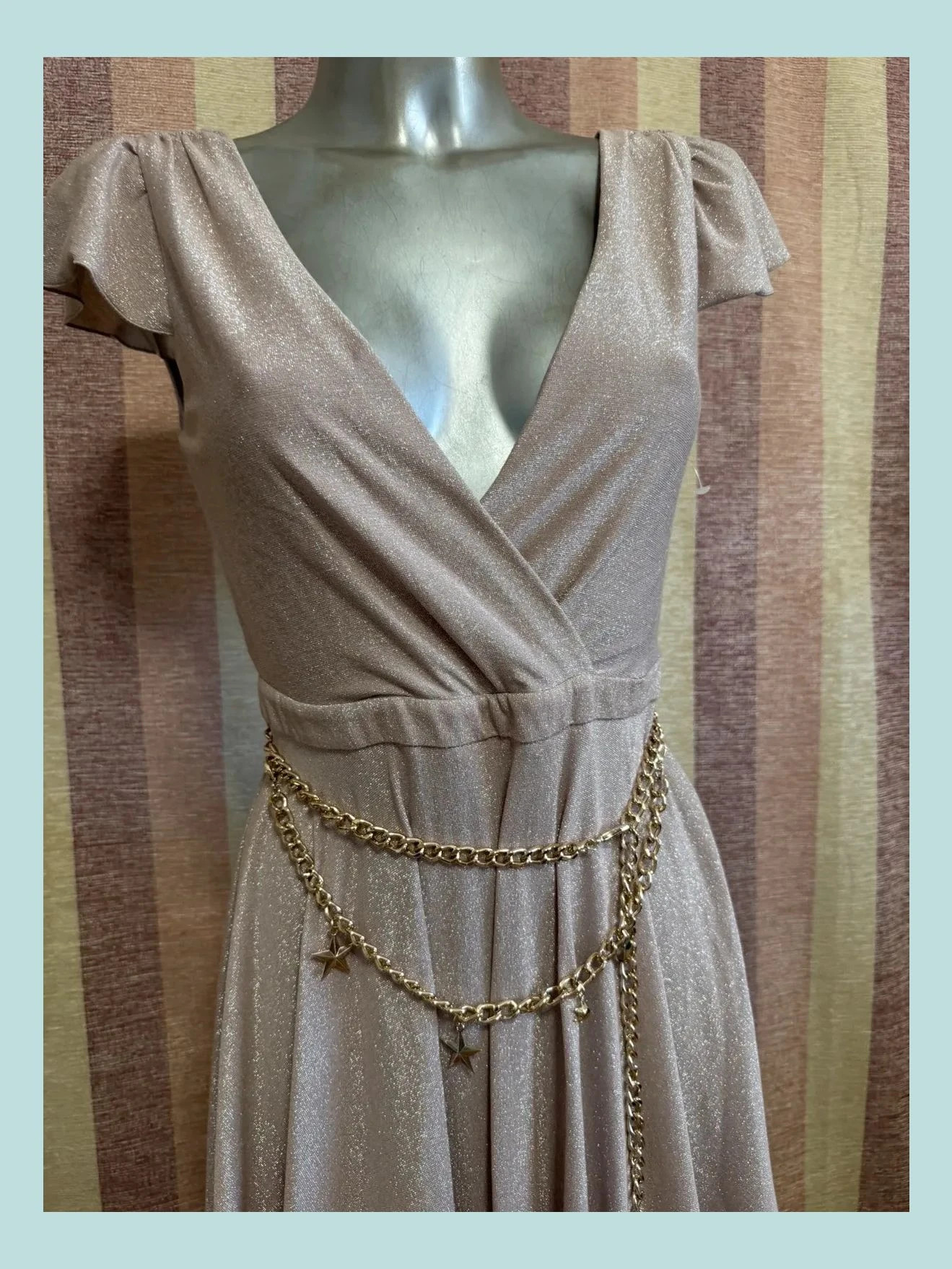 Vestido largo brillo para fiesta de marca Liu-jo, talla 36 , tela elástica 🍀 – Liu Jo – taille S / 36 / 8 4