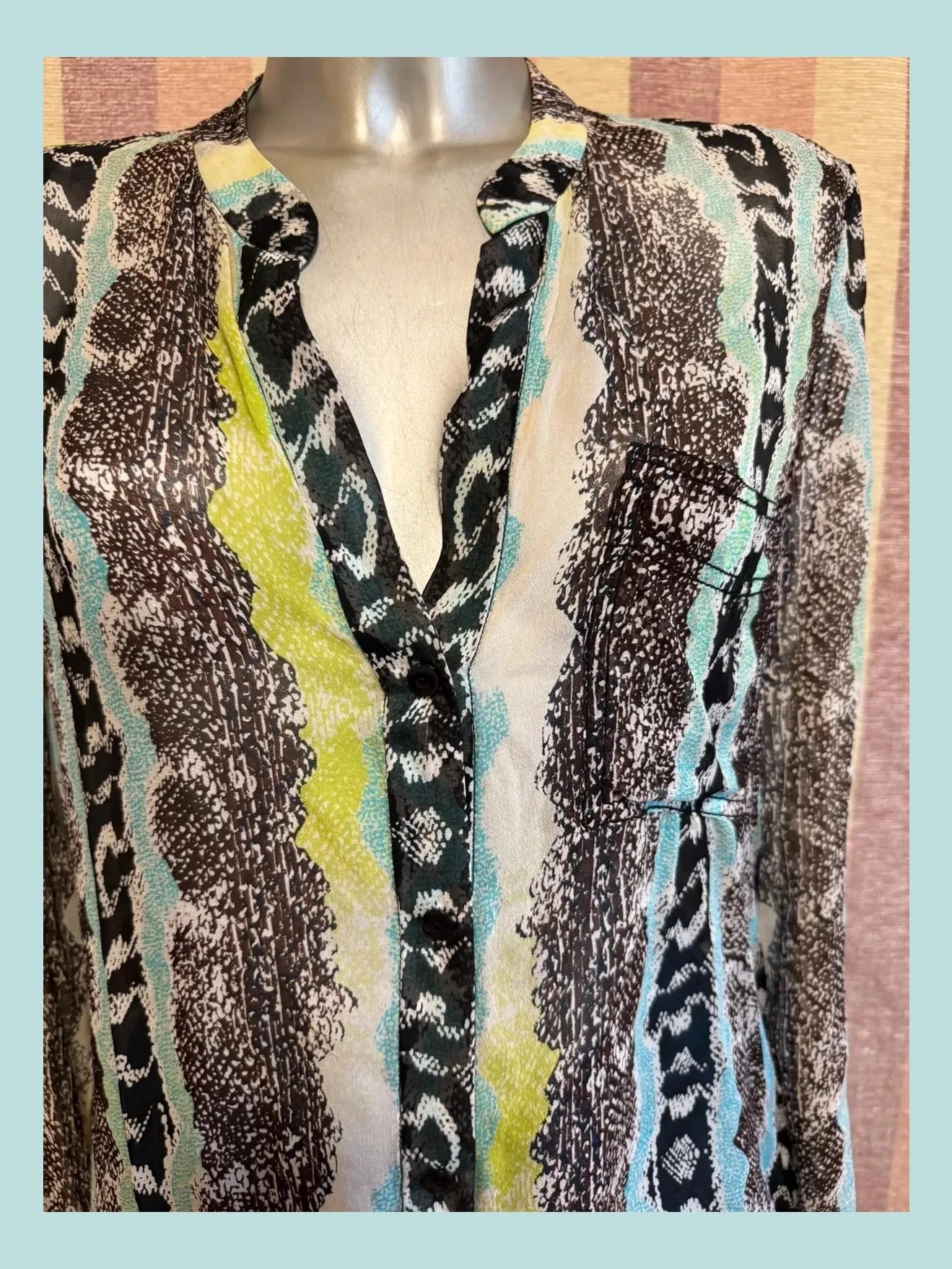 Blusa 100% seda de Diane von Füstenberg,talla S 🍀 – Diane von Fürstenberg – taille S / 36 / 8 3