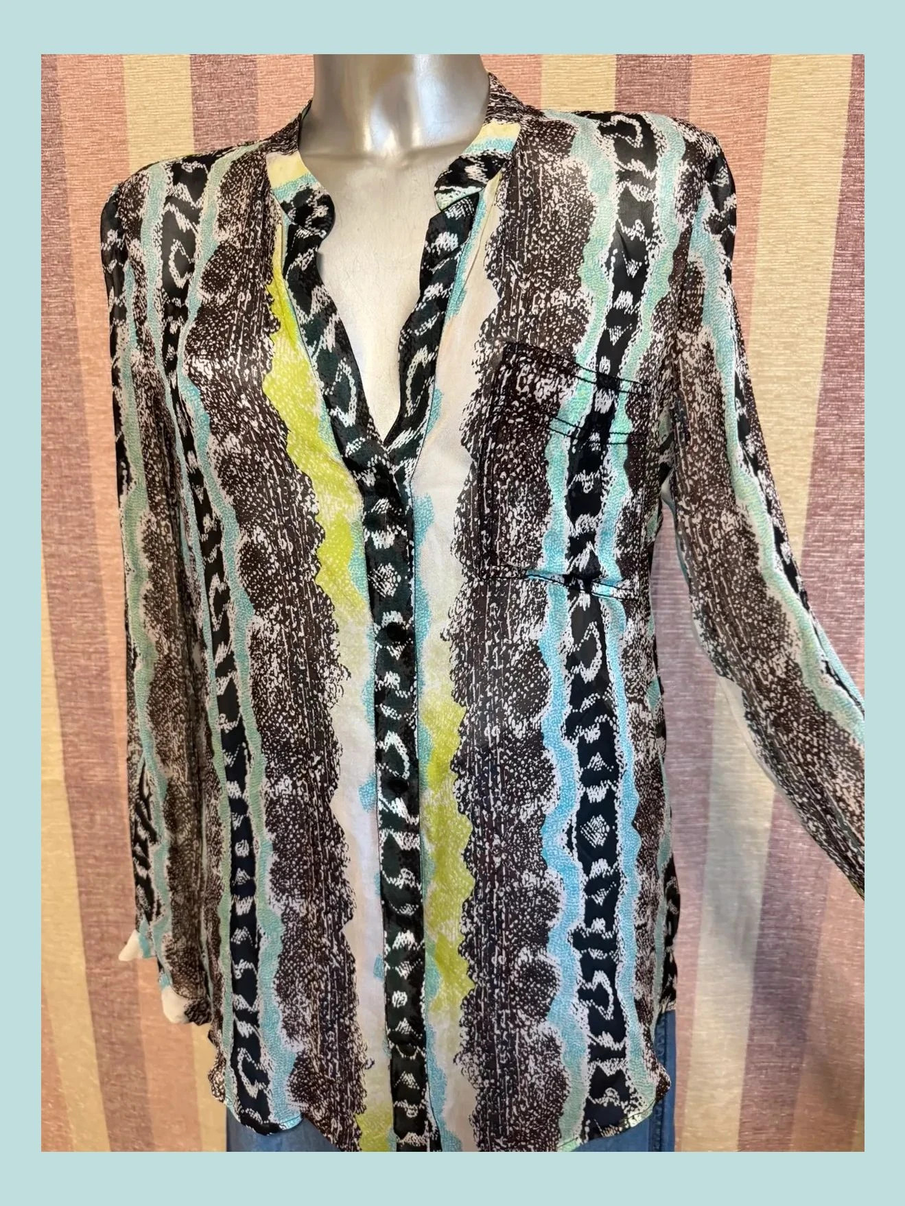 Blusa 100% seda de Diane von Füstenberg,talla S 🍀 – Diane von Fürstenberg – taille S / 36 / 8 2
