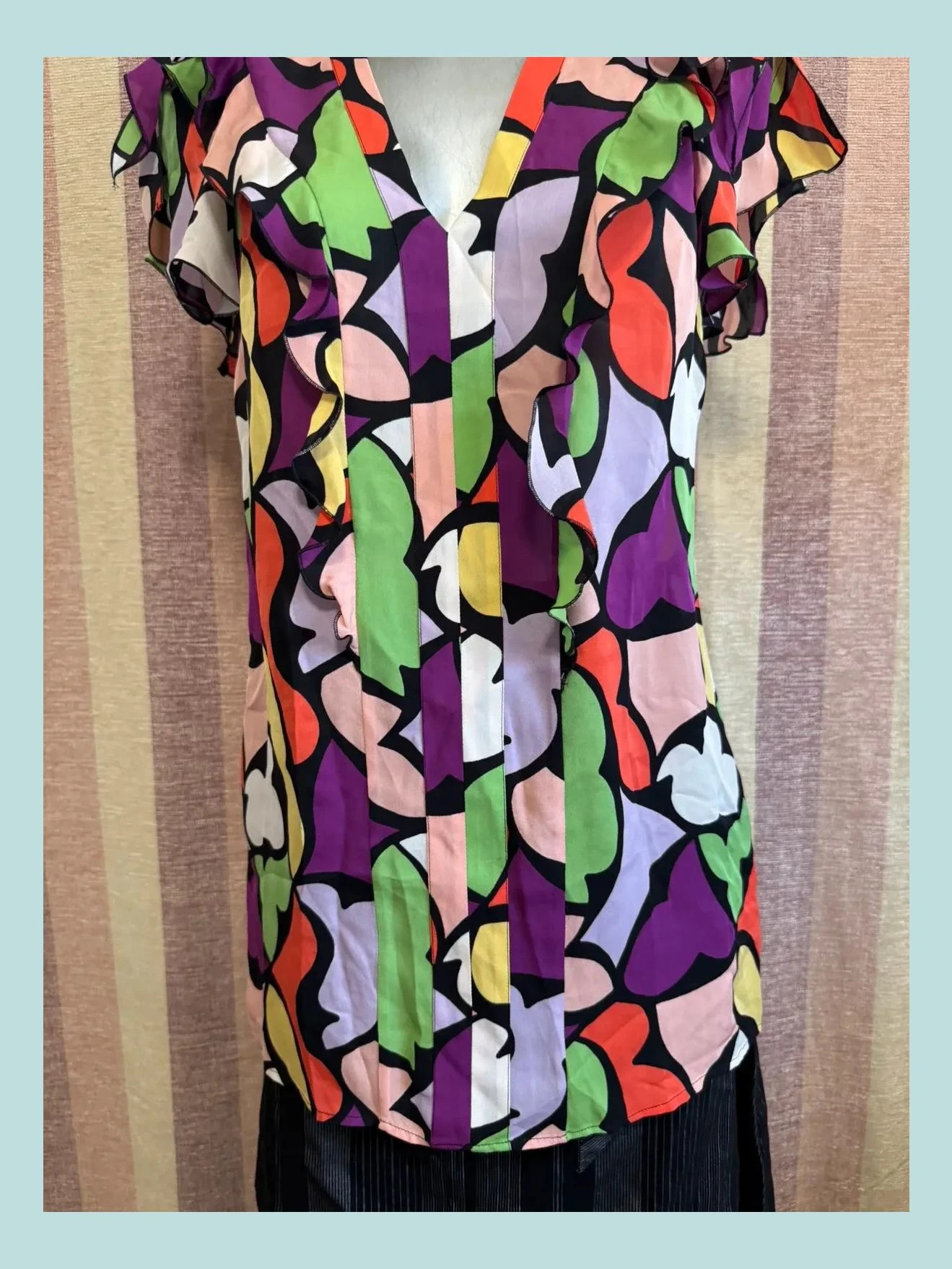 Blusa estampada 100% seda de marca Etro talla 38 🍀 – Etro – taille M / 38 / 10 2