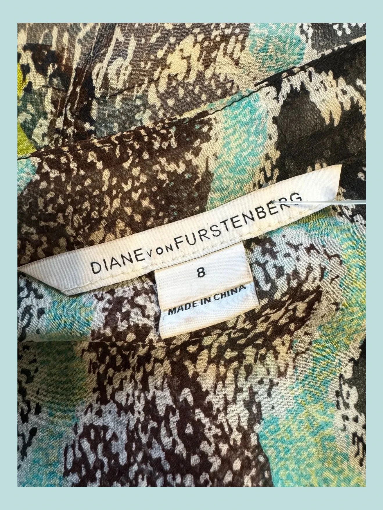 Blusa 100% seda de Diane von Füstenberg,talla S 🍀 – Diane von Fürstenberg – taille S / 36 / 8 5