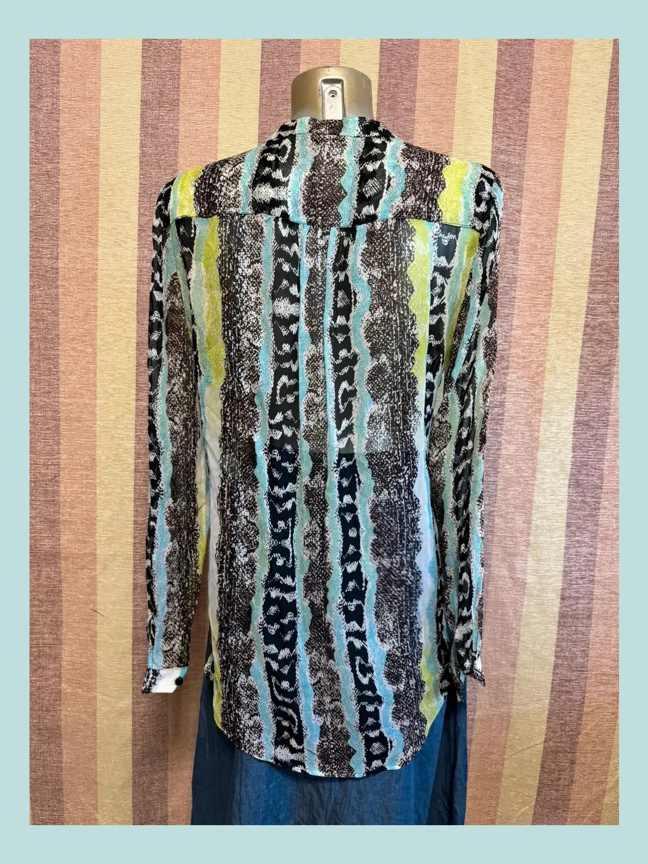 Blusa 100% seda de Diane von Füstenberg,talla S 🍀 – Diane von Fürstenberg – taille S / 36 / 8 4