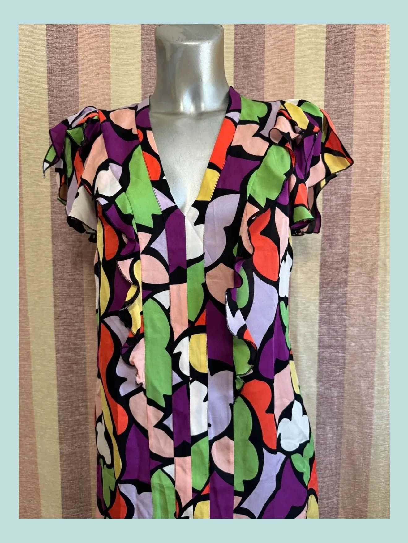 Blusa estampada 100% seda de marca Etro talla 38 🍀 – Etro – taille M / 38 / 10 3