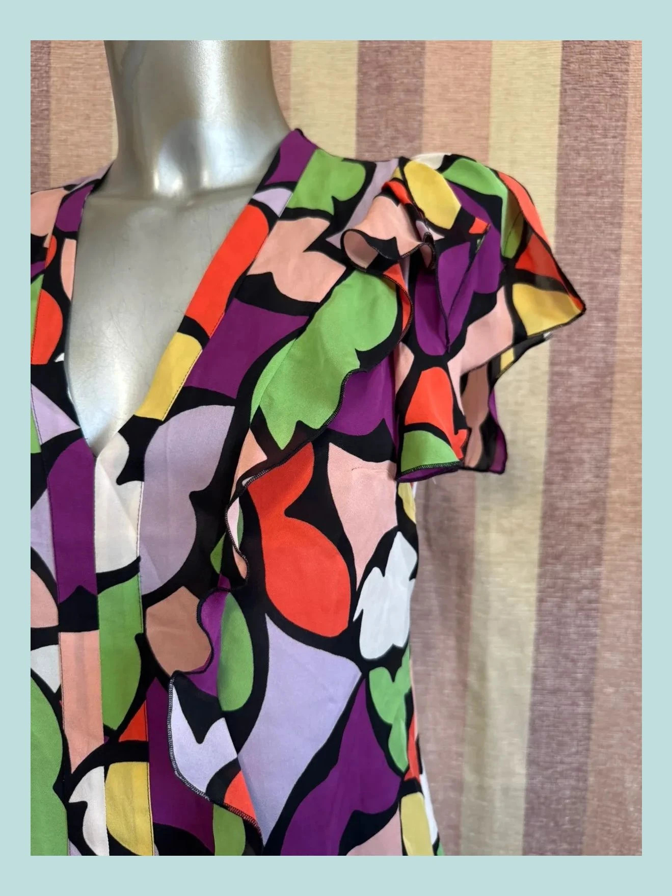 Blusa estampada 100% seda de marca Etro talla 38 🍀 – Etro – taille M / 38 / 10 4