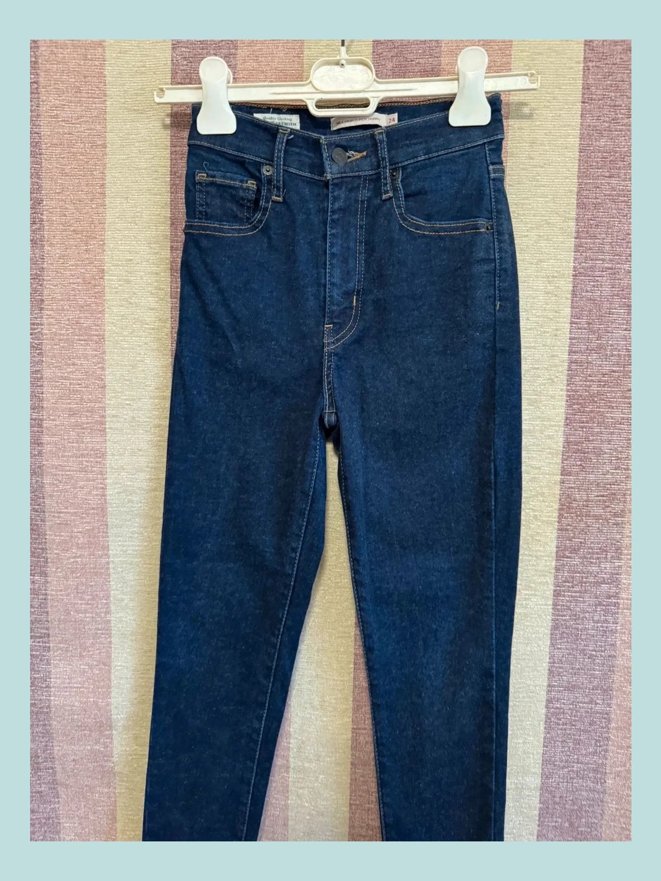 Vaqueros Levis cintura alta , elástico, talla 34 🍀 – Levi's – taille XS / 34 / 6 3