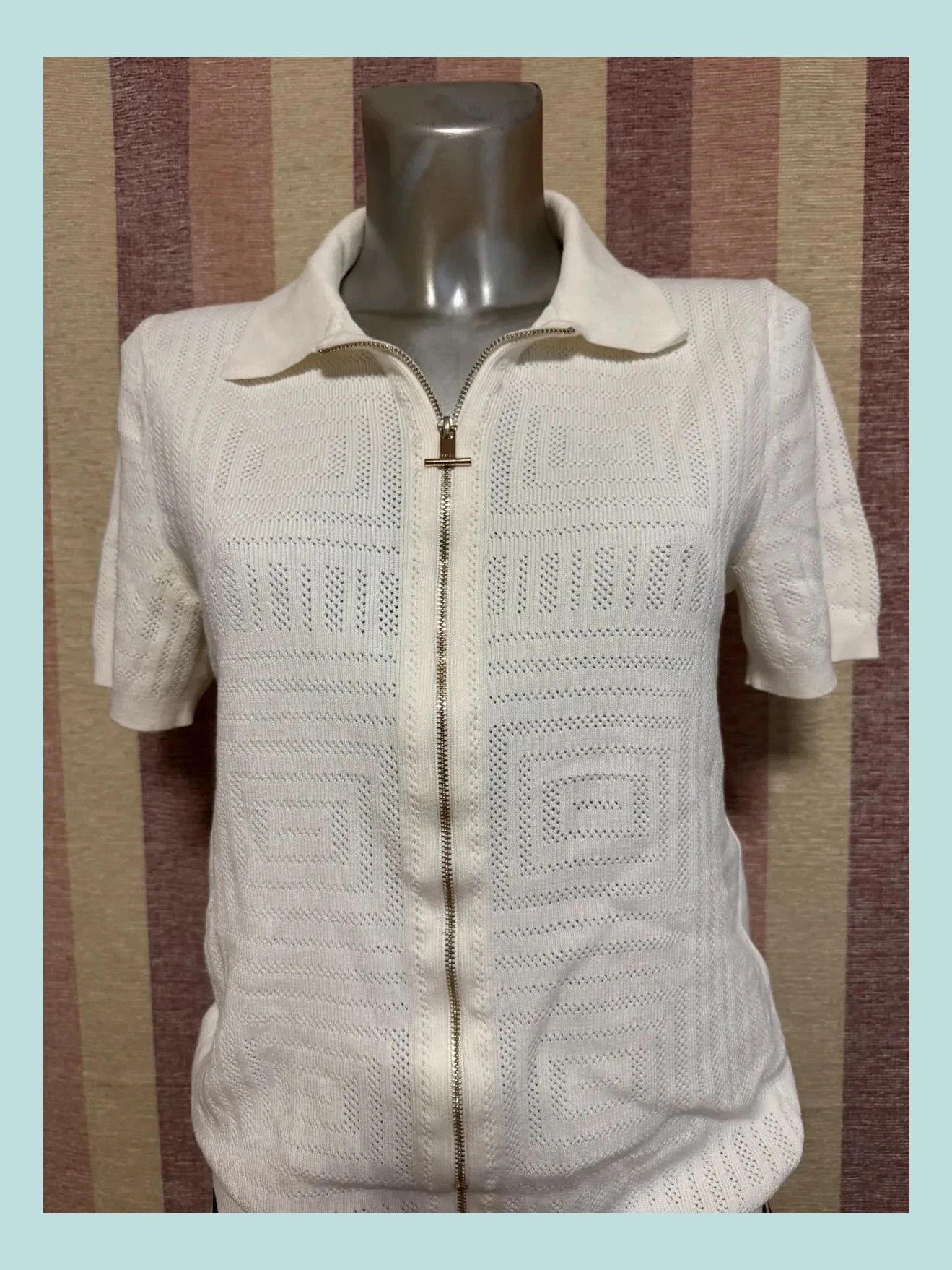 Blusa punto con cremallera marca Reiss , talla S 🍀 – Reiss – taille S / 36 / 8 3