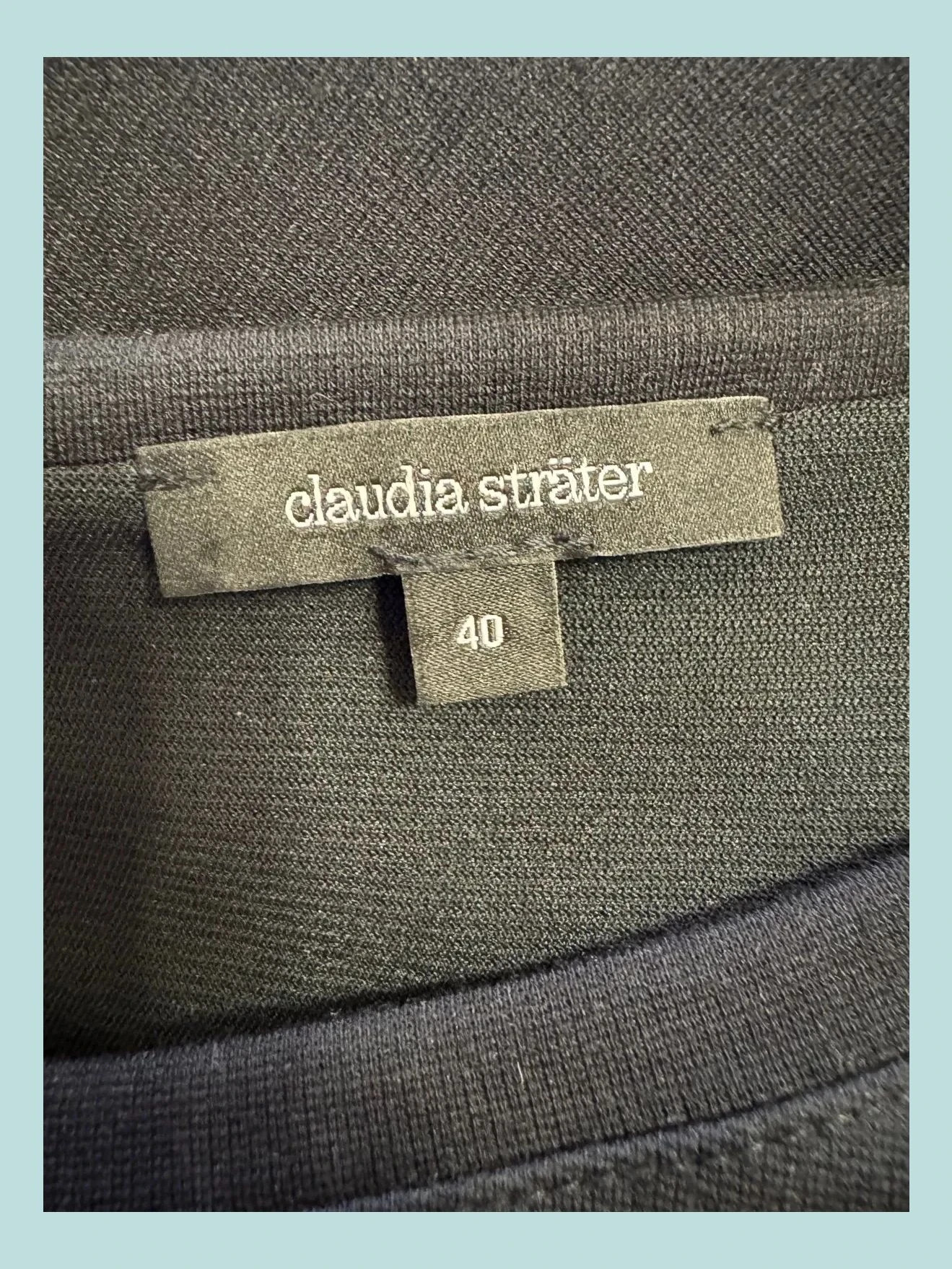 Vestido negro elegante marca Claudia Sträter , talla 40 🍀 – Claudia Sträter – taille S / 36 / 8 5
