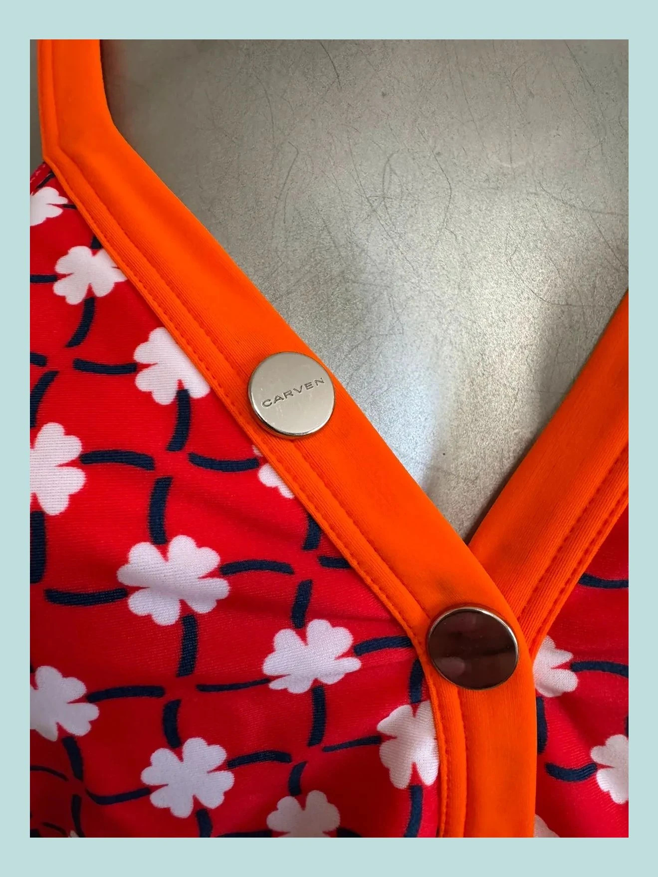 Bañador flores estilo retro de marca Carven , talla 42 🍀 – Carven – taille XL / 42 / 14 4