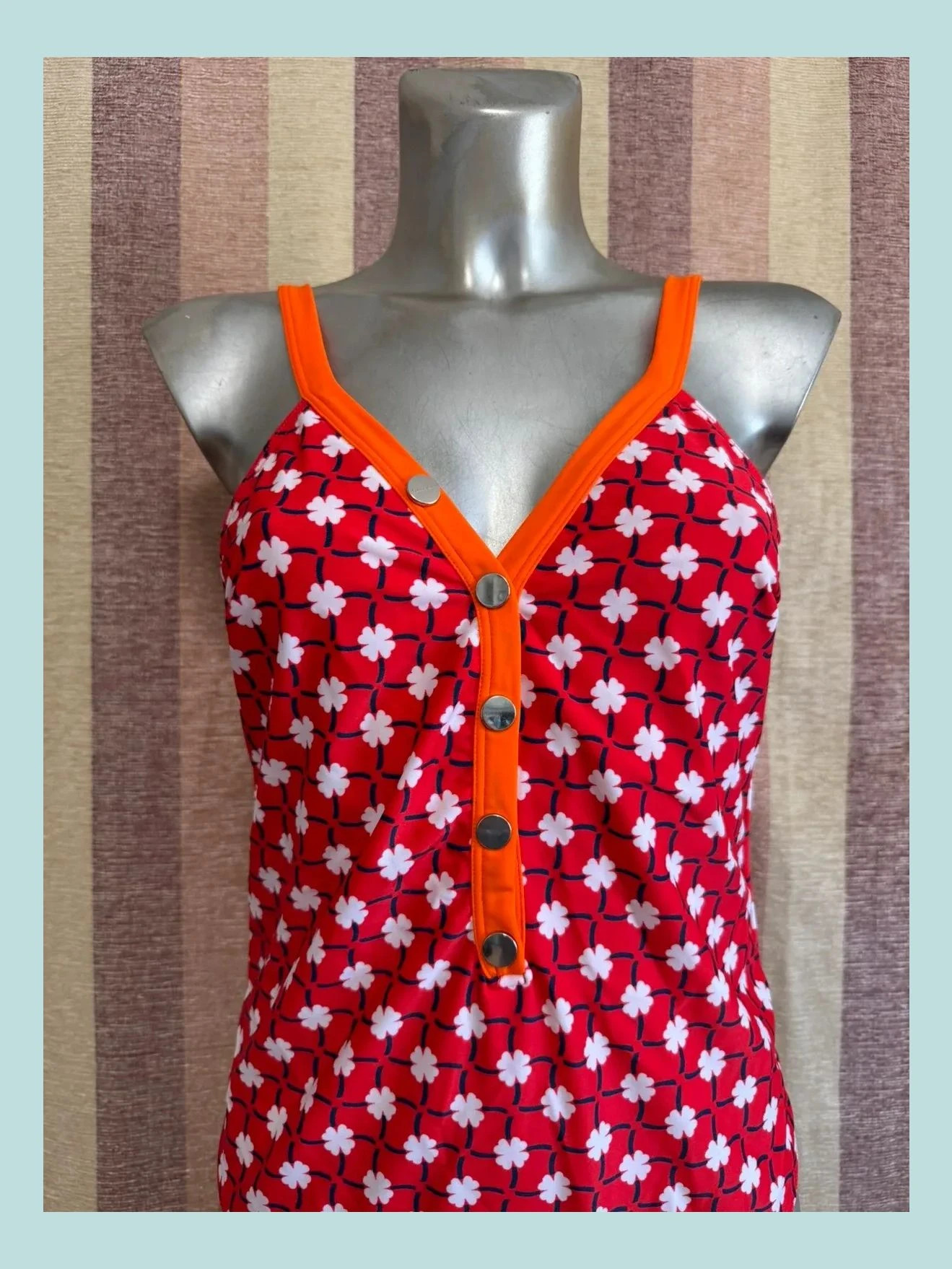 Bañador flores estilo retro de marca Carven , talla 42 🍀 – Carven – taille XL / 42 / 14 3