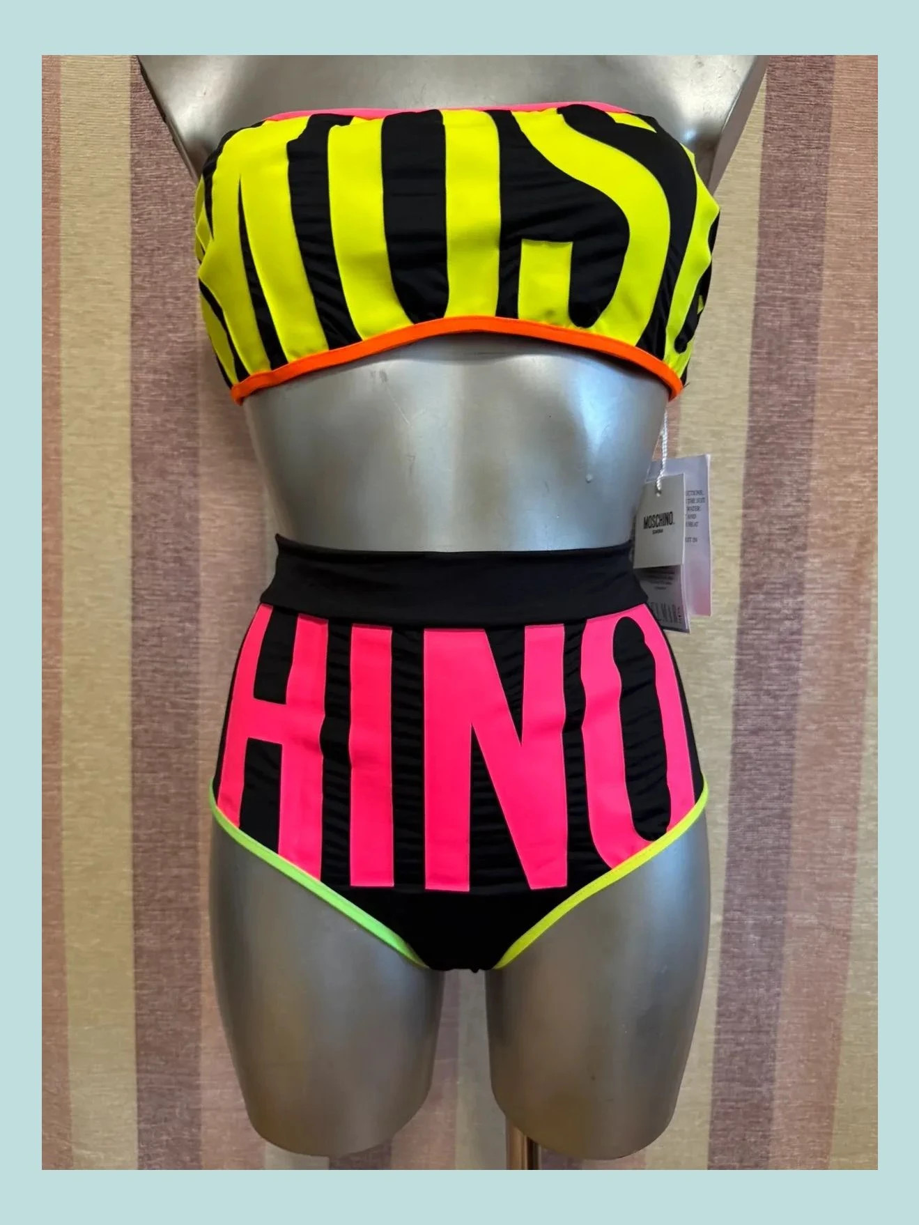 Bikini marca Moschino , braguita alta , talla 42/100 🍀 – Moschino – taille L / 40 / 12 2