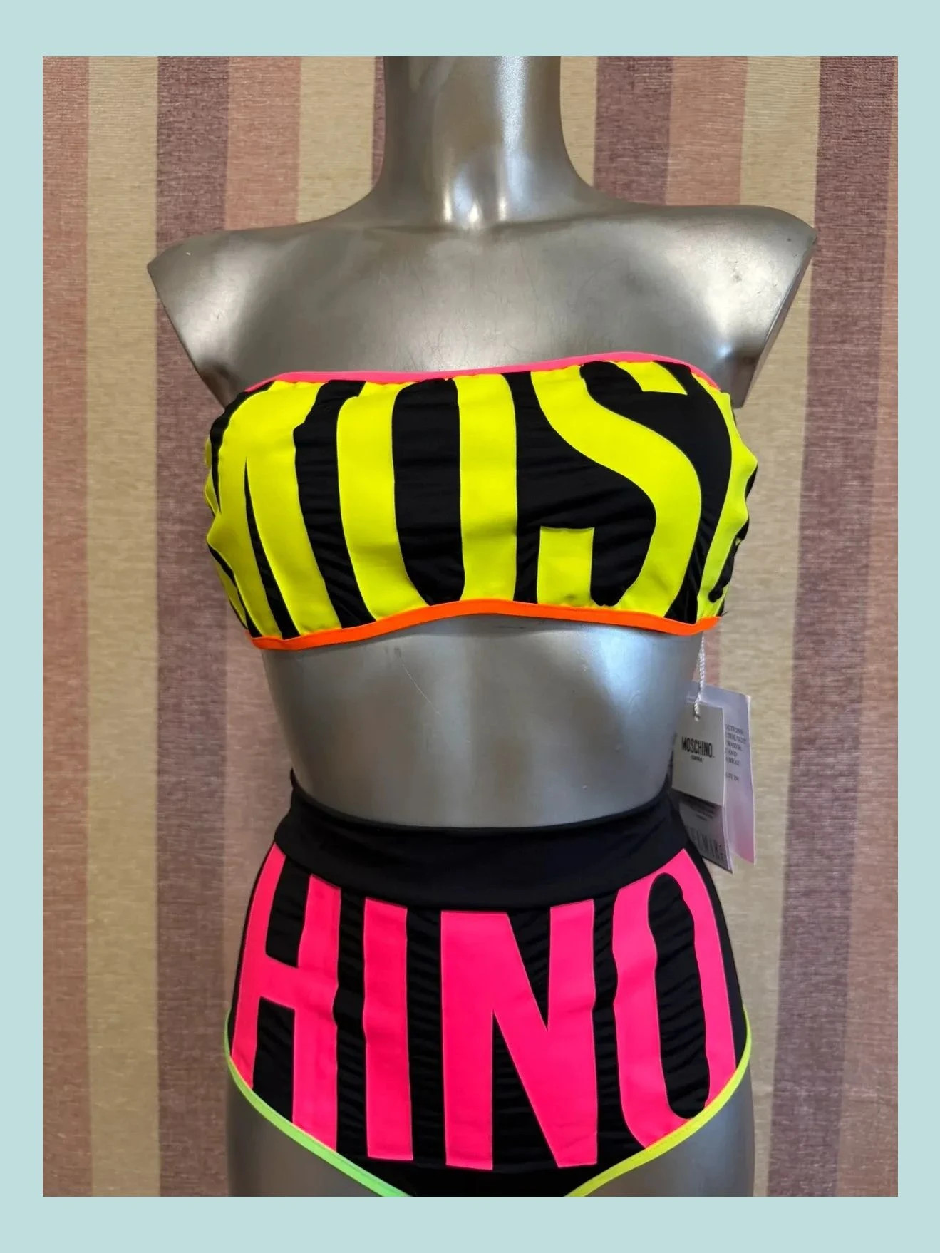 Bikini marca Moschino , braguita alta , talla 42/100 🍀 – Moschino – taille L / 40 / 12 3
