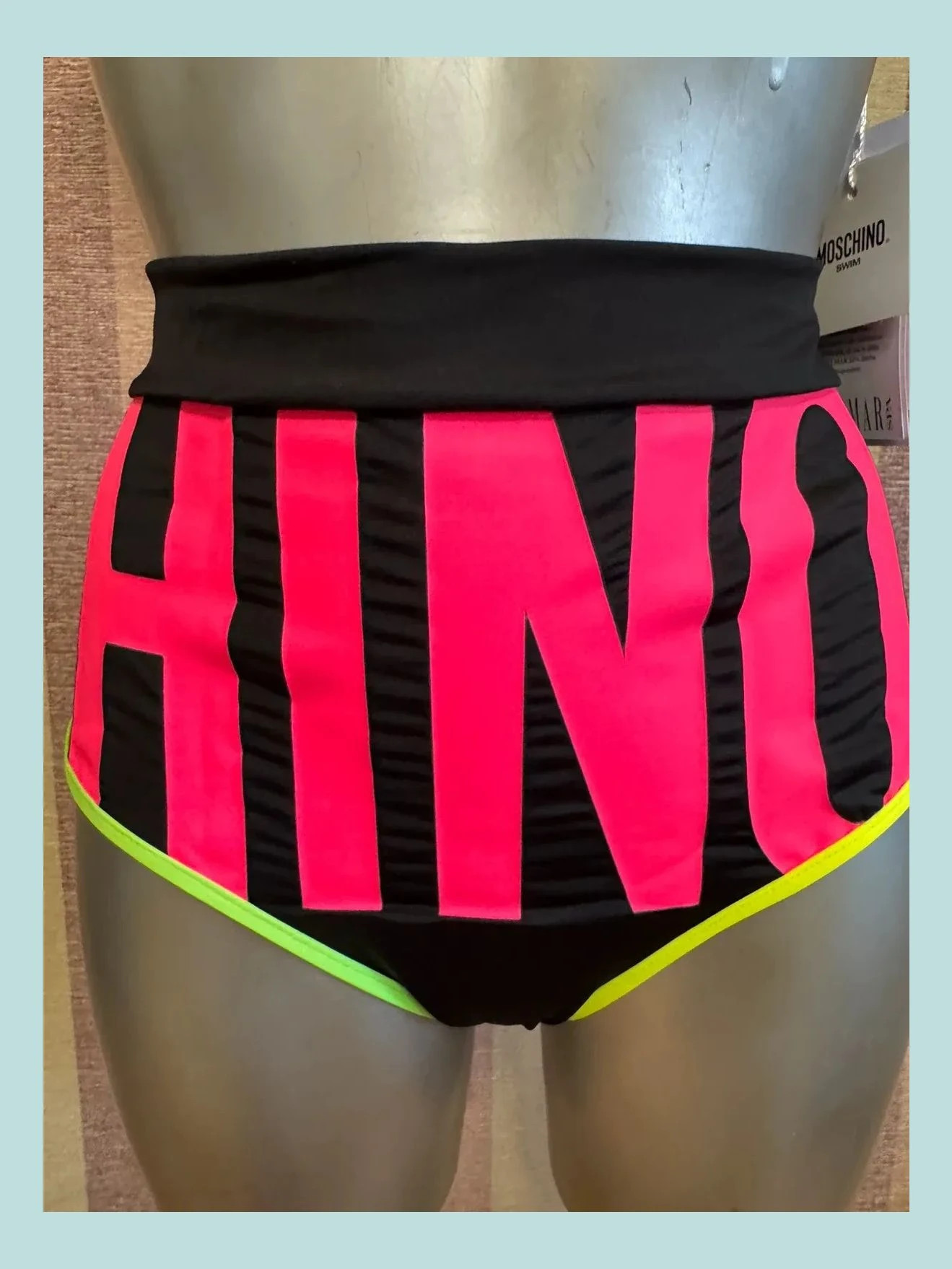 Bikini marca Moschino , braguita alta , talla 42/100 🍀 – Moschino – taille L / 40 / 12 4