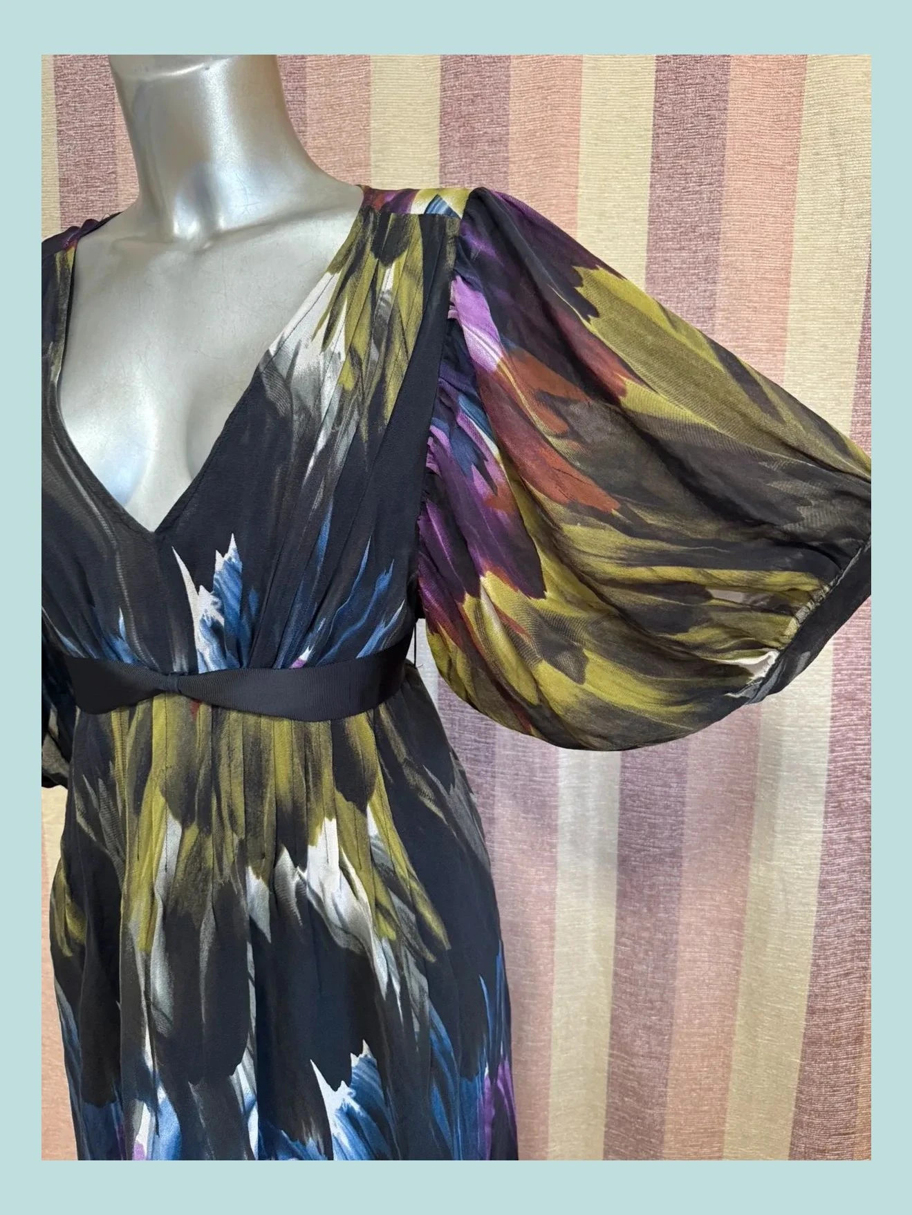 Vestido seda 100% marca Ted Baker, talla L 🍀 – Ted Baker – taille L / 40 / 12 4