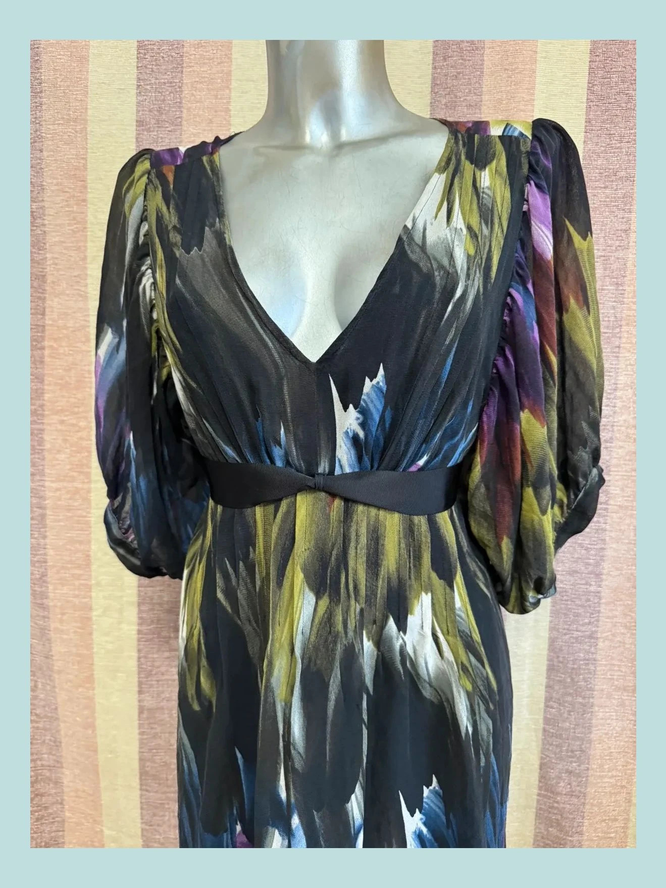 Vestido seda 100% marca Ted Baker, talla L 🍀 – Ted Baker – taille L / 40 / 12 3