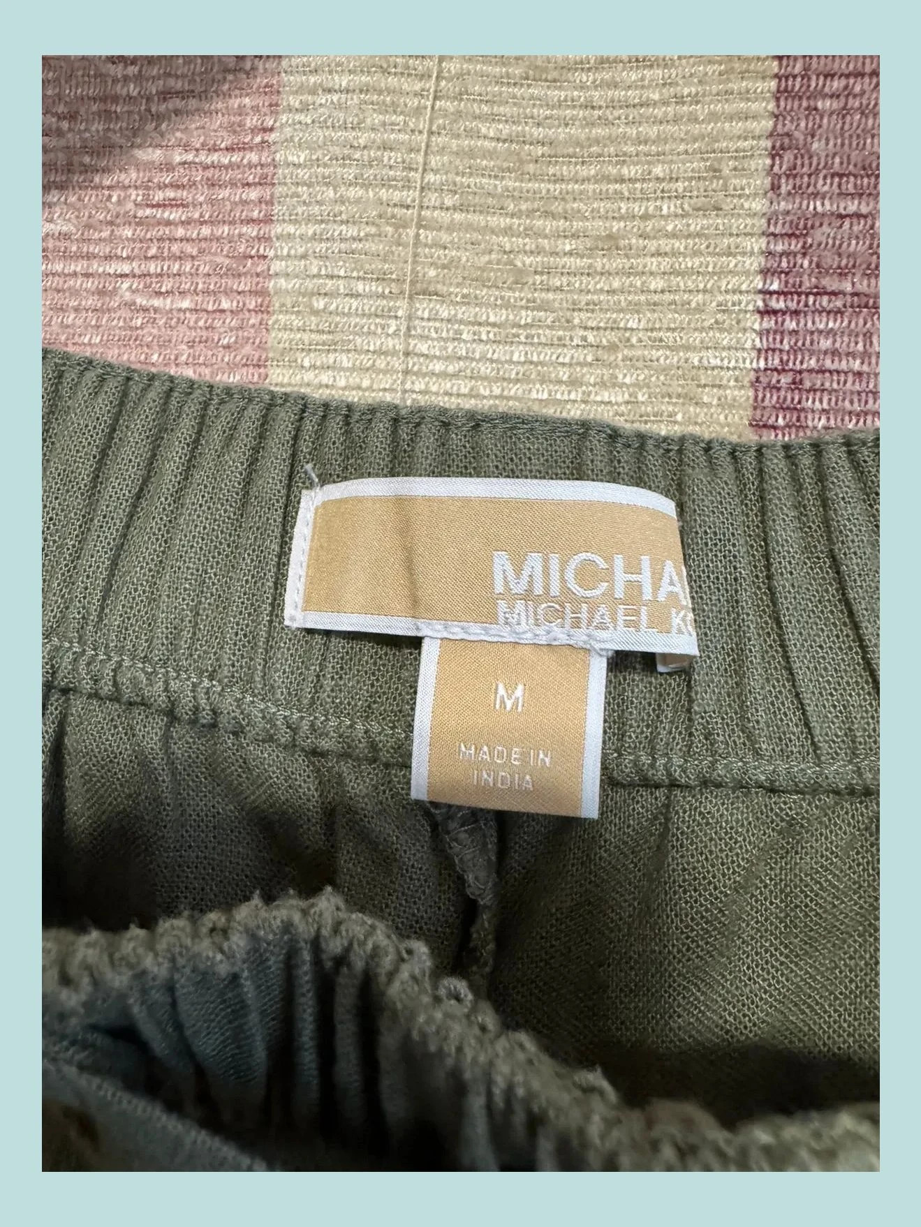 Pantalón capri lino y viscosa de Michael Kors , talla M 🍀 – Michael Kors – taille M / 38 / 10 5