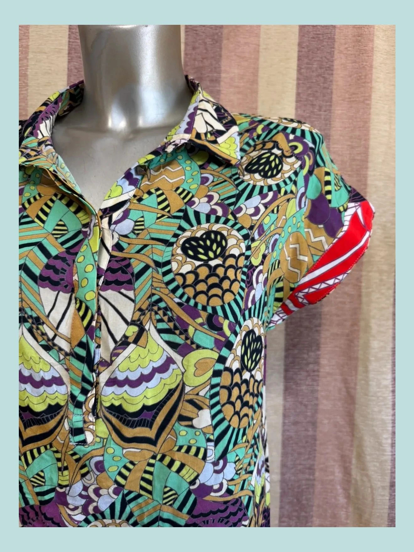 Vestido mini estampado de custo Barcelona, talla 36 🍀 – Custo Barcelona – taille S / 36 / 8 4