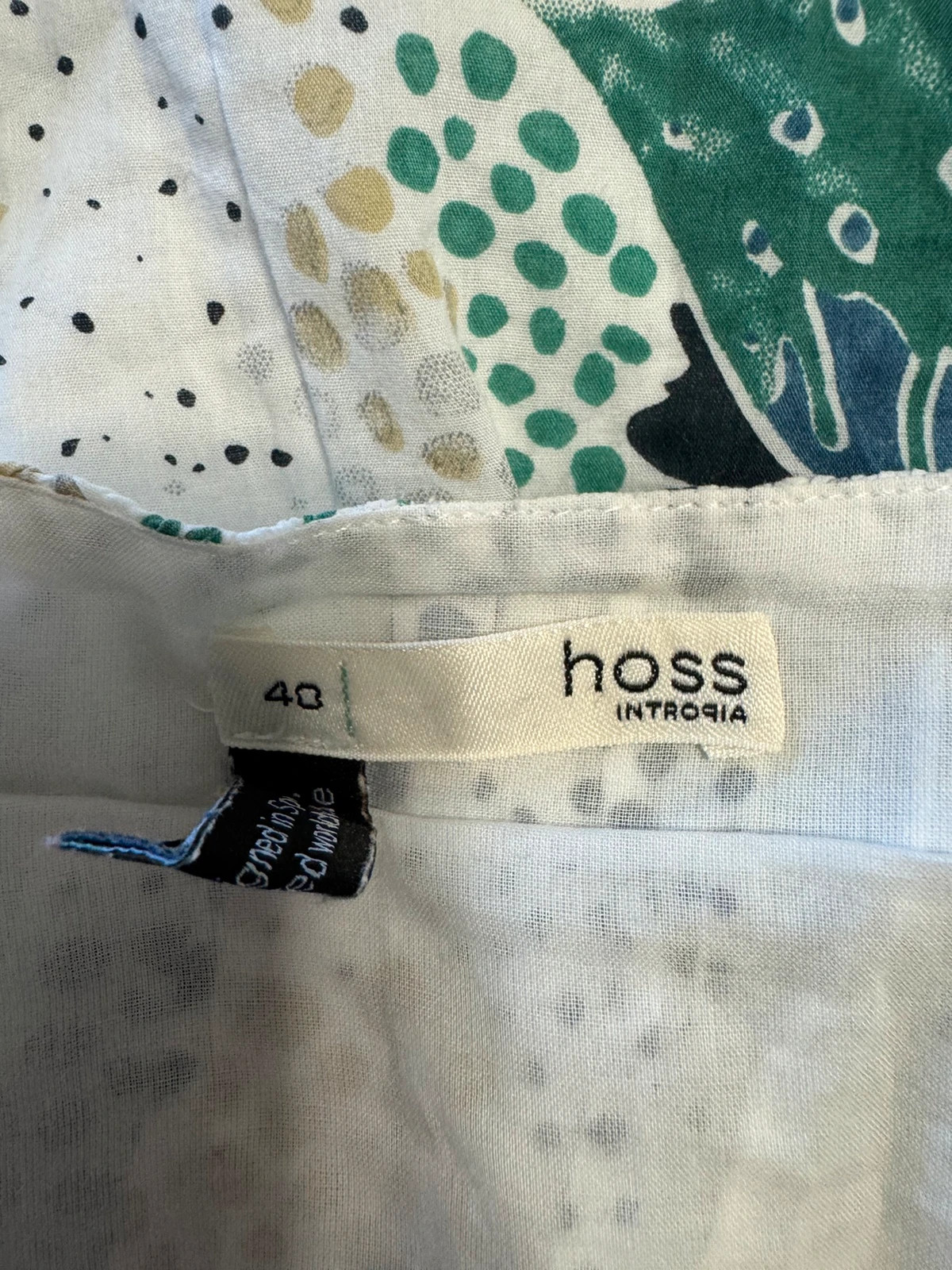 Vestido algodón de hoss intropia, talla 40 🍀 – Hoss Intropia – taille L / 40 / 12 4
