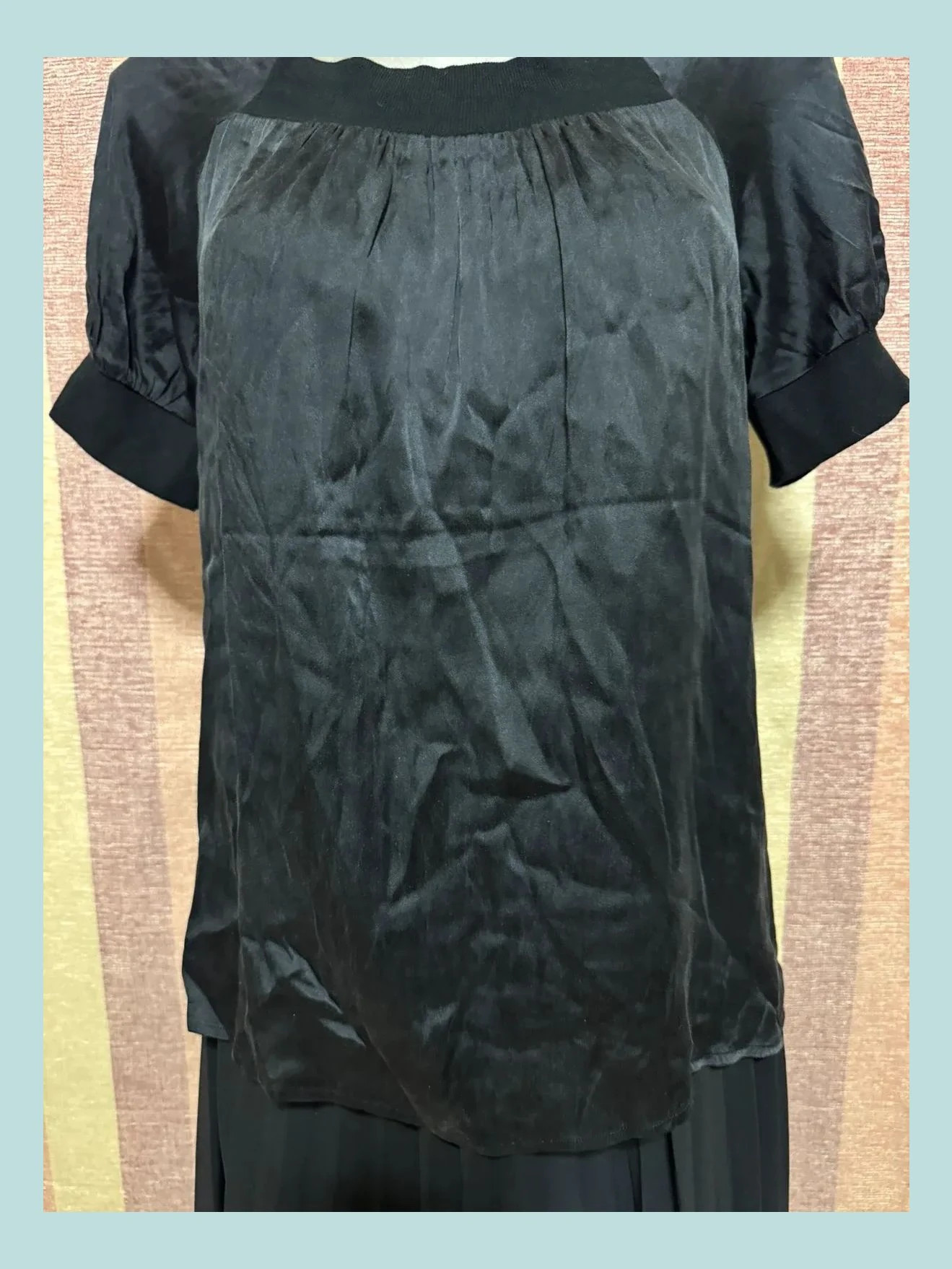 Blusa negra seda talla 38 🍀 – Steffen Schraut – taille M / 38 / 10 2