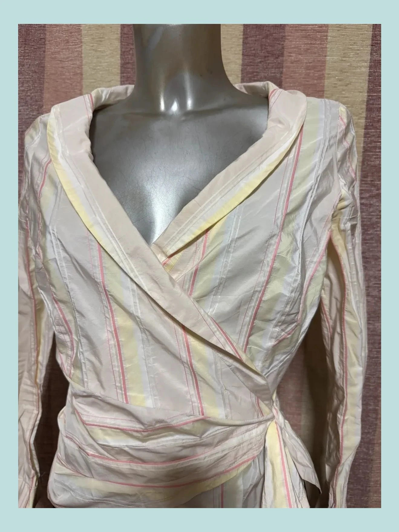 Blusa cruzada marca Sonja Kiefer talla S 🍀 – Sonja Kiefer – taille S / 36 / 8 3