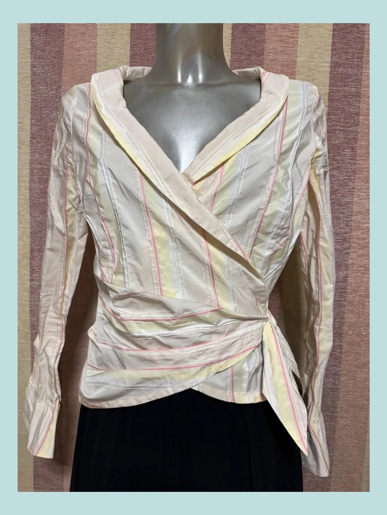 Blusa cruzada marca Sonja Kiefer talla S 🍀 – Sonja Kiefer – taille S / 36 / 8 2