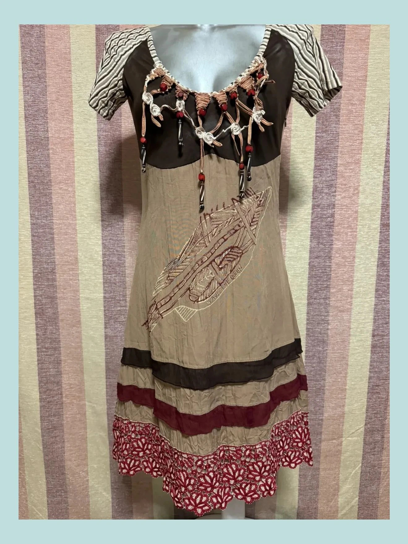 Vestido verano save the Queen , talla L 🍀 – *Save the Queen!* – taille L / 40 / 12 2